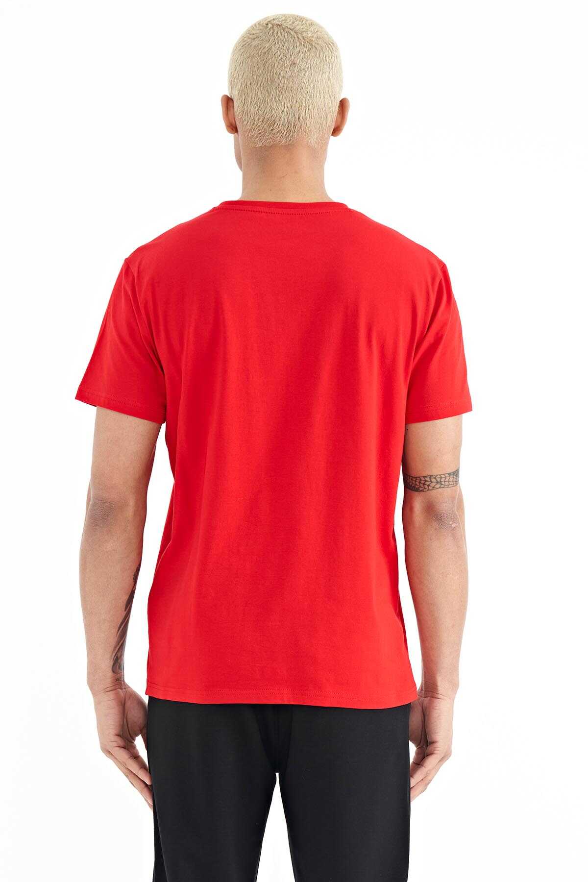 Tommylife Wholesale Tyler Crew Neck Standard Fit Printed Men's T-Shirt 88227 White