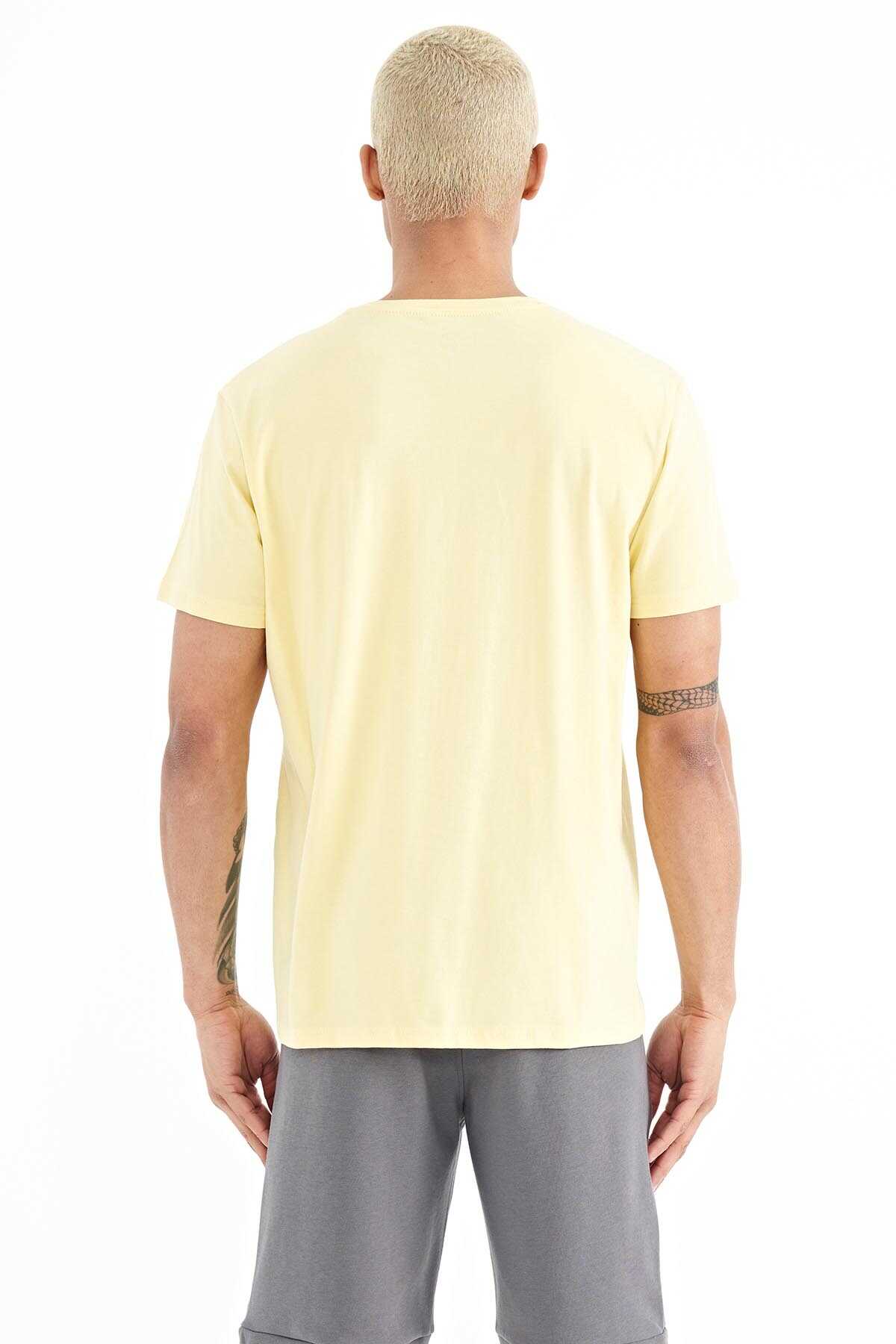Tommylife Wholesale Tyler Crew Neck Standard Fit Printed Men's T-Shirt 88227 White
