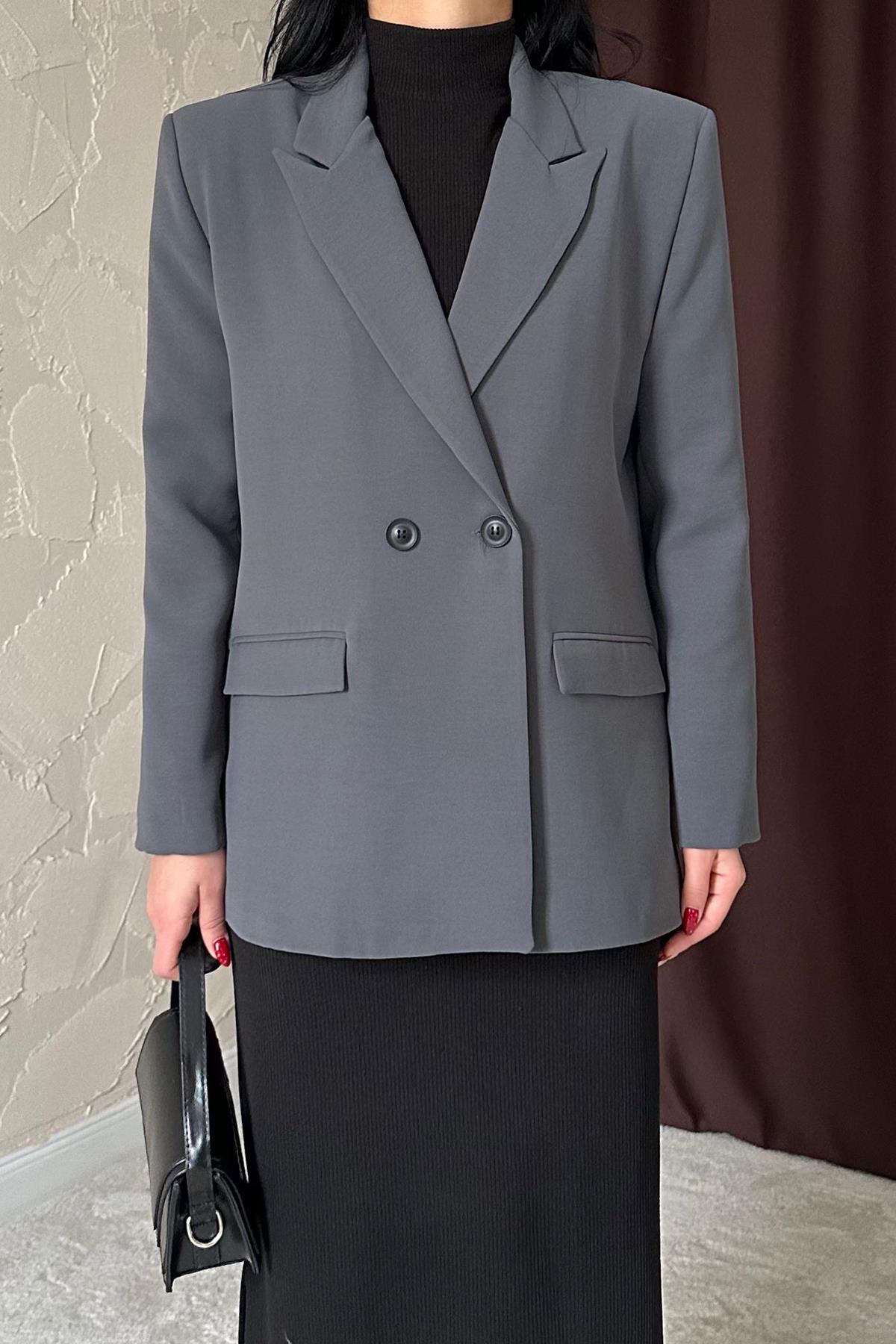 Toptan Füme Blazer Ceket