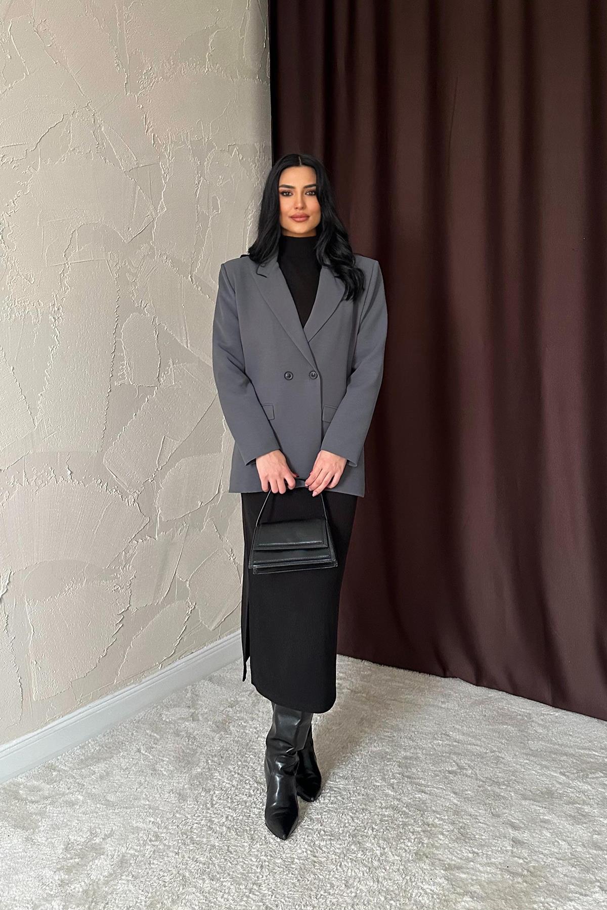 Toptan Füme Blazer Ceket