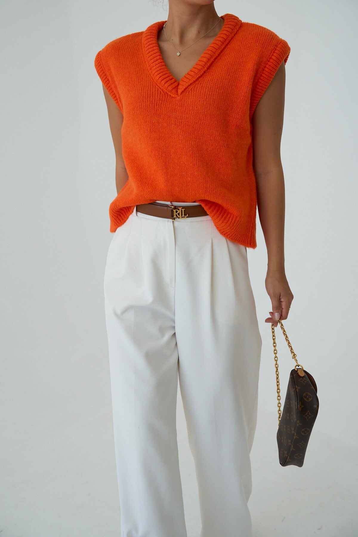 Orange Sweater