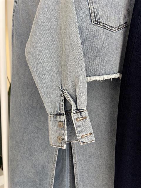 Veronika Yırtmaçlı Denim Takım 9913