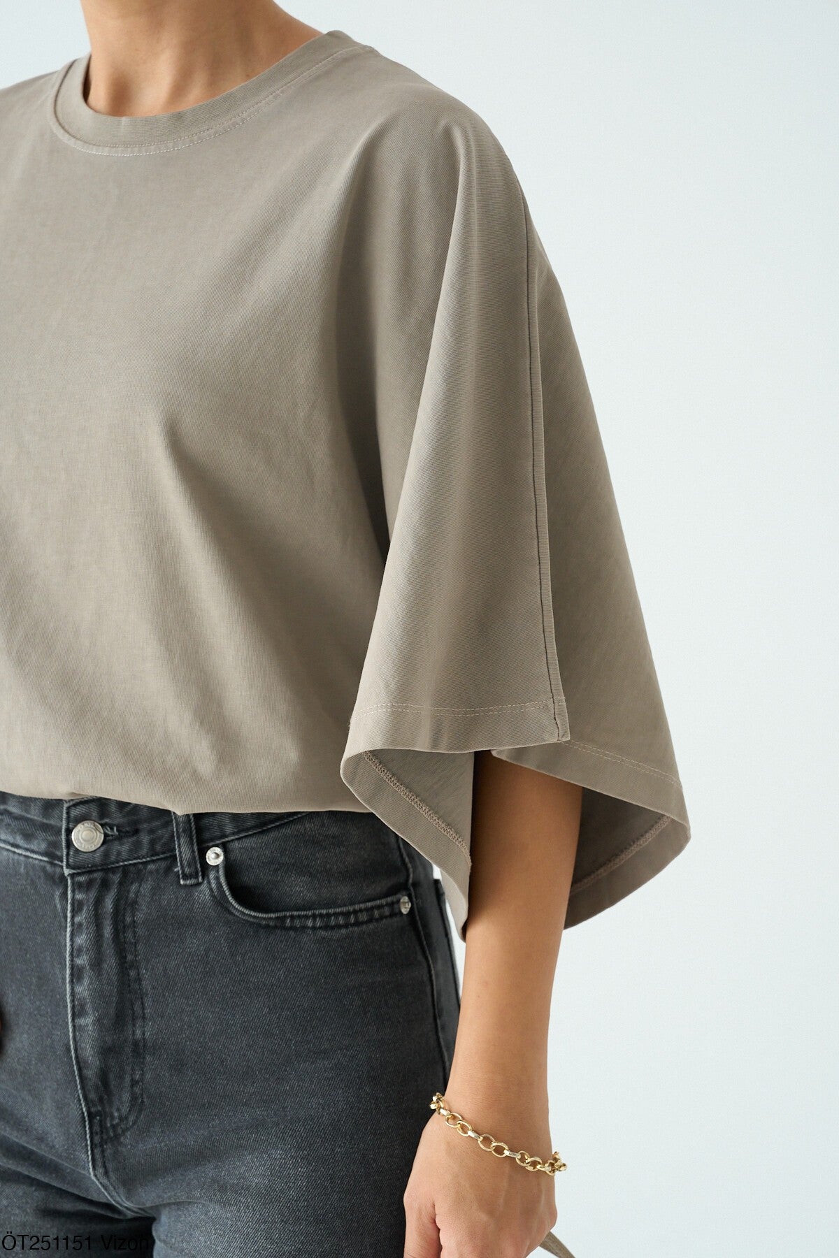 Vizon Yarasa Kol T-Shirt