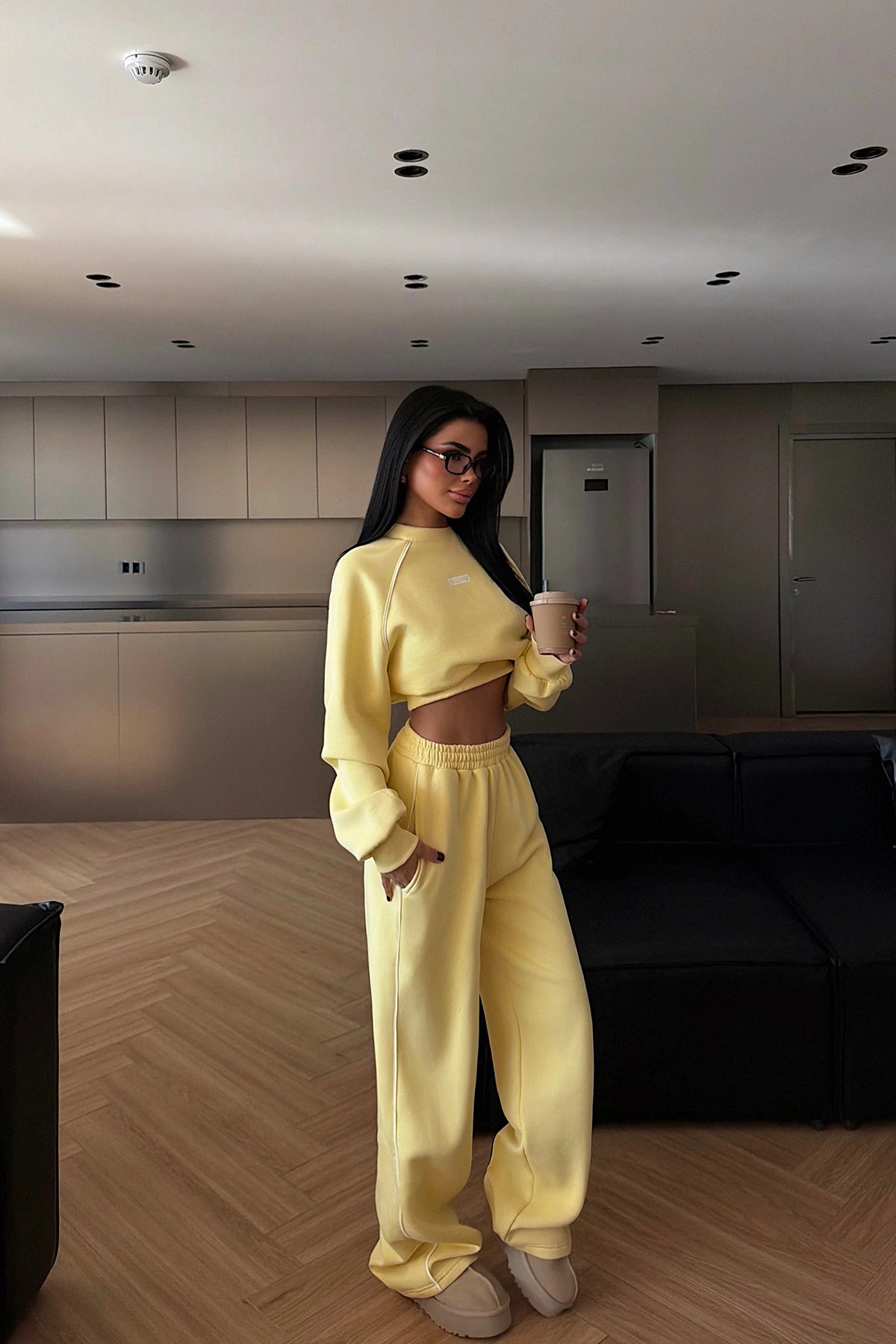 Sarı Eşofman Takımı XS