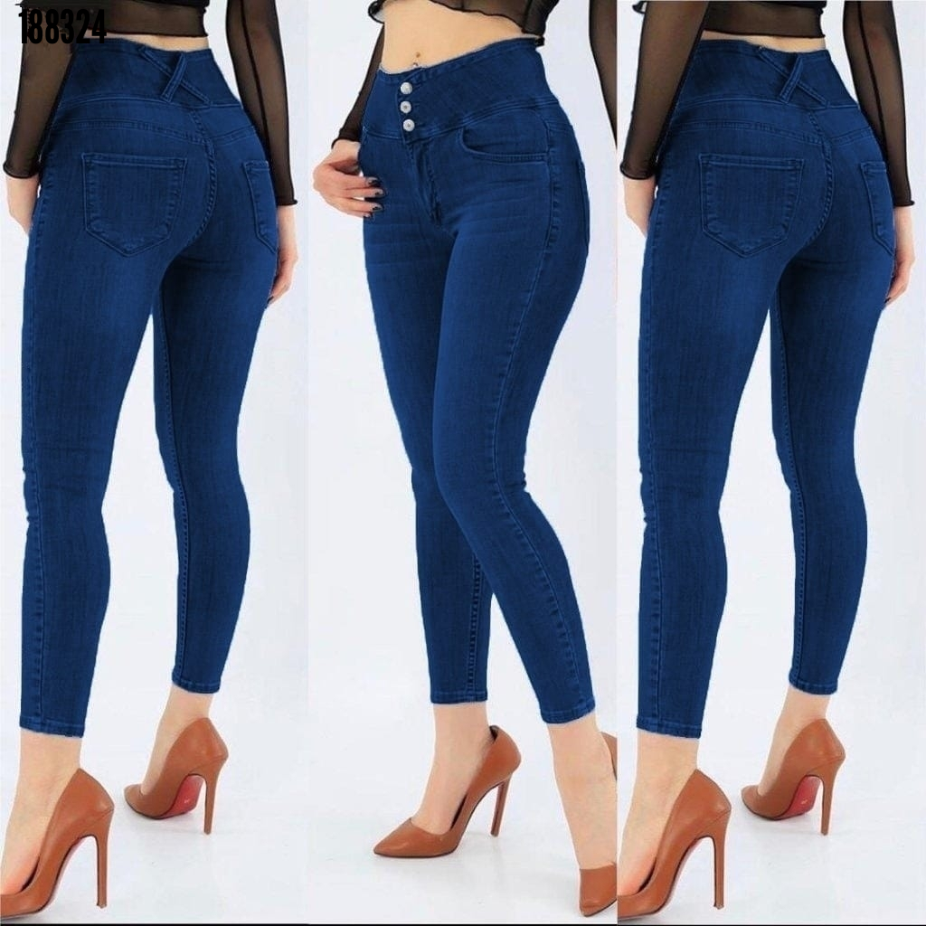 Yüksel Bel Likralı Kot Pantolon, 38345