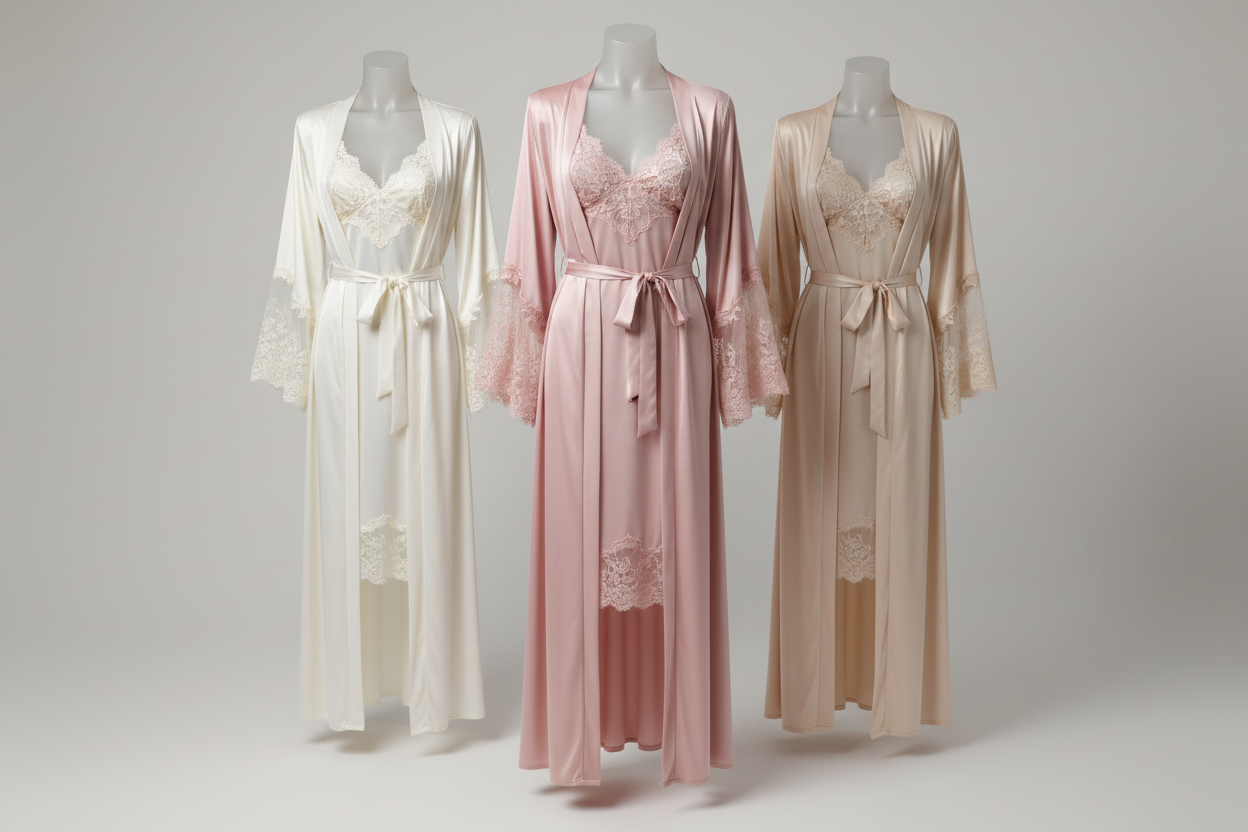 Toptan Set ve Sabahlıklı Gecelik Takımları