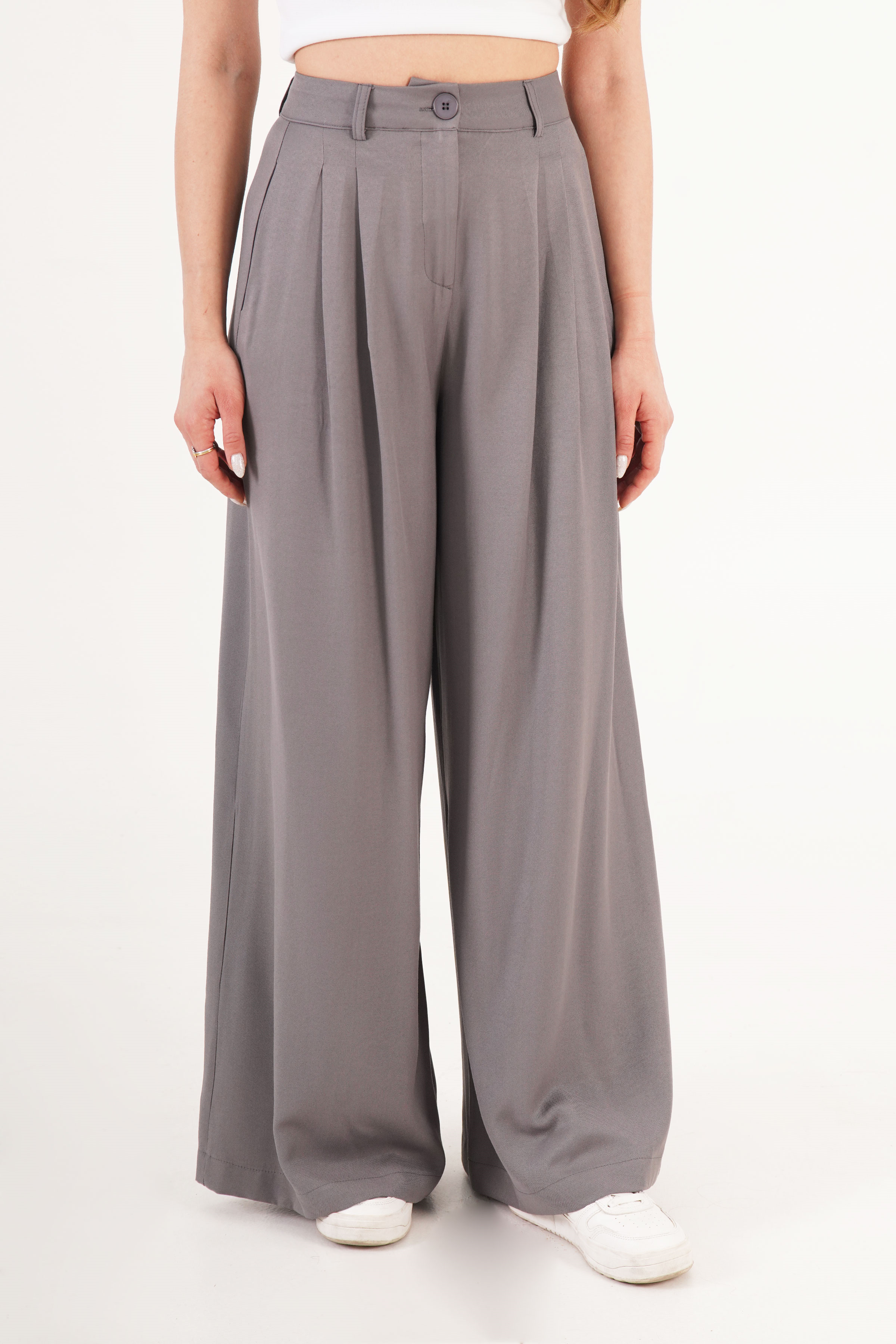 Piliseli Çift Cepli Salaş Toptan Vizon Pantolon