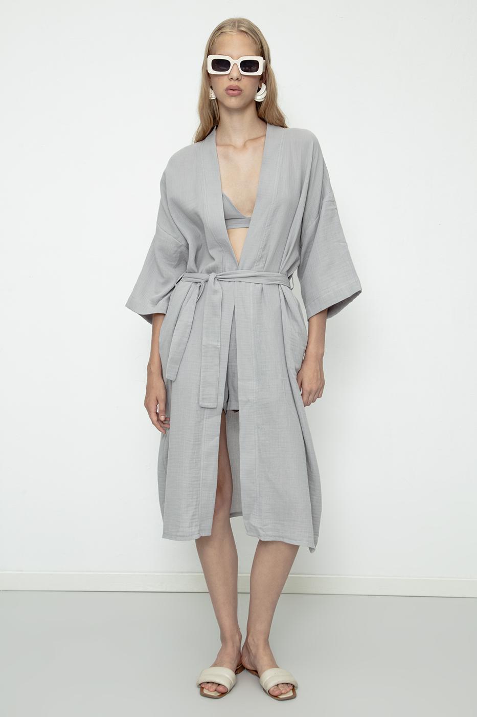 100% Cotton Muslin Kimono