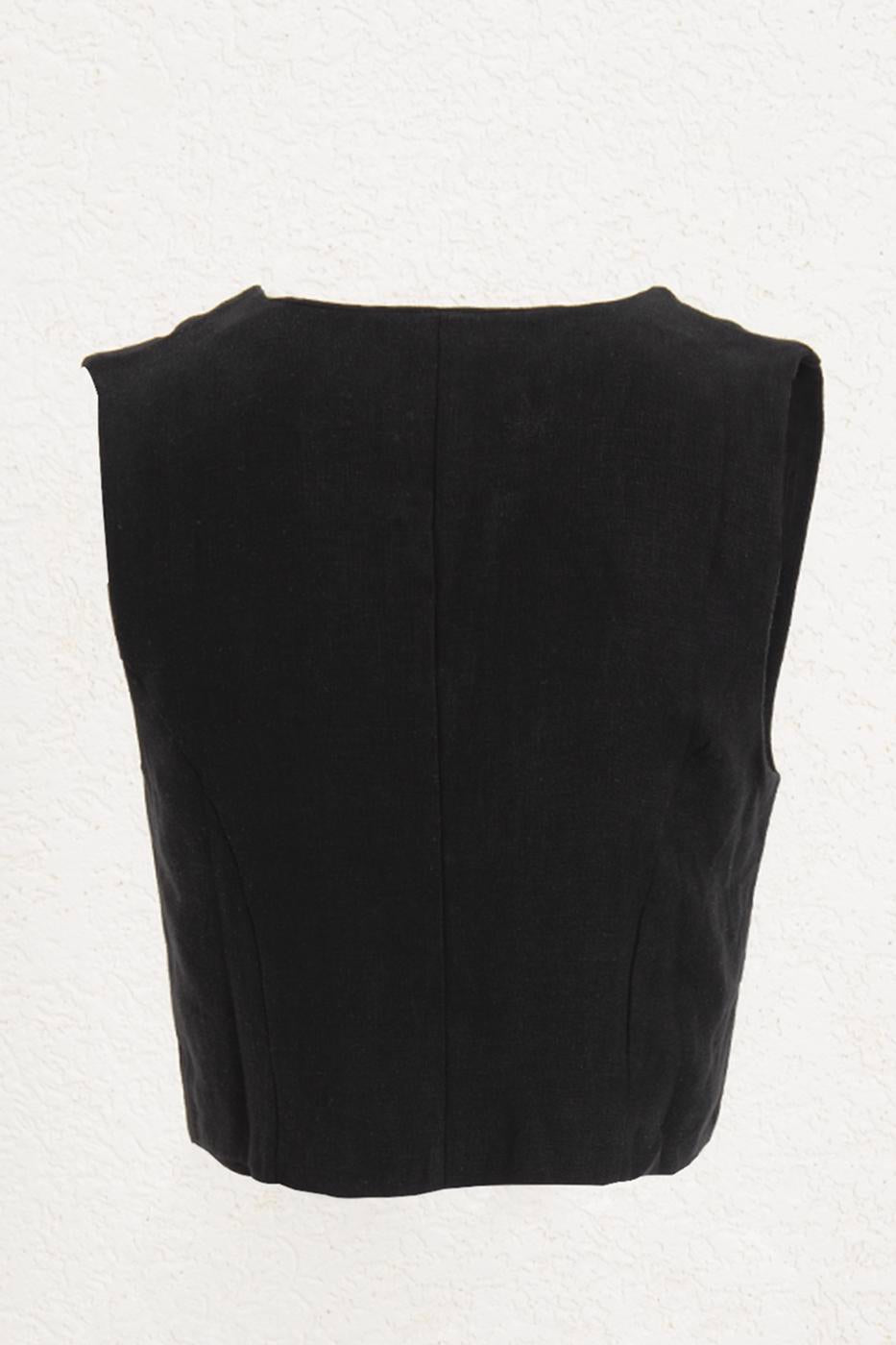 100% Linen Vest