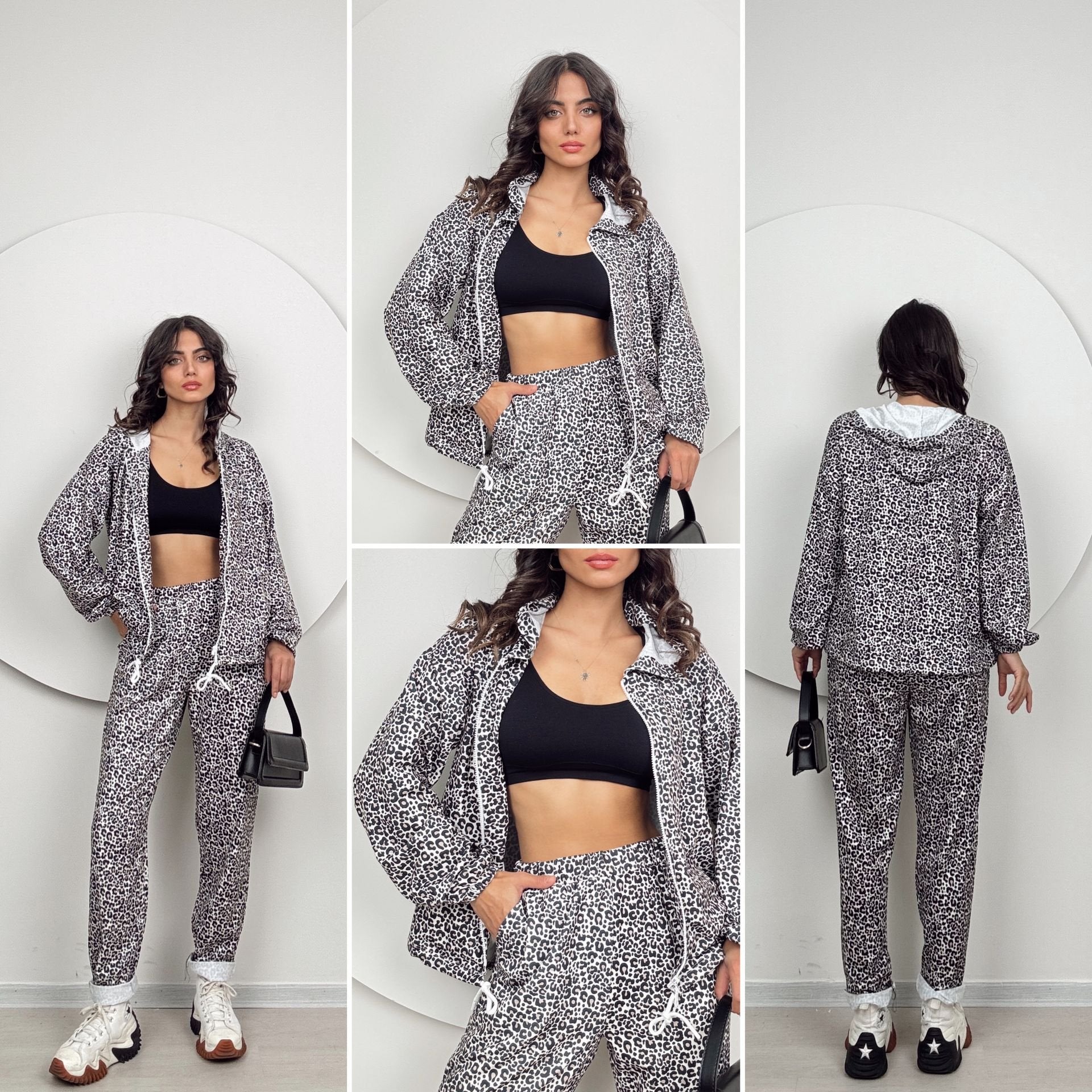 1018 LEOPAR İKİİPLİK EŞOFMAN TAKIM