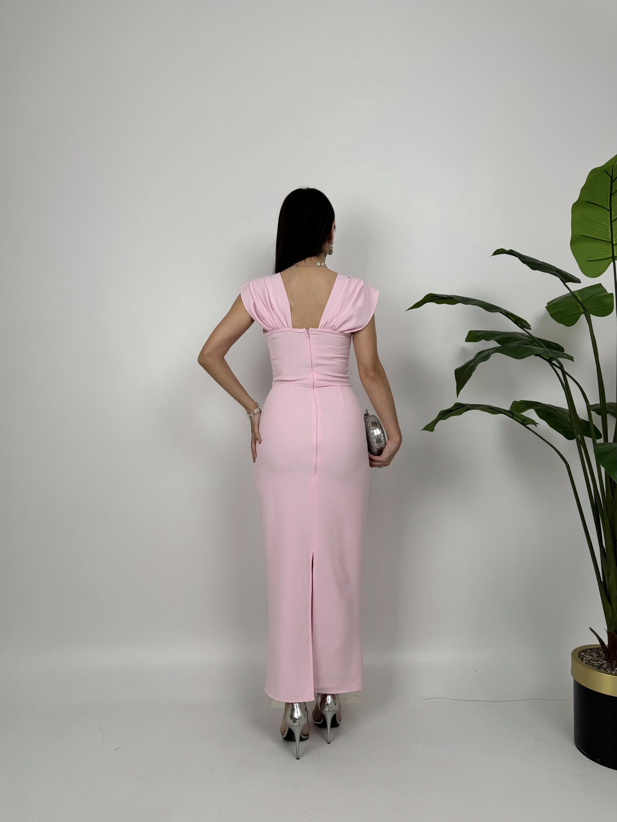 1022 HANDICRAFT CHEST DETAIL DRESS