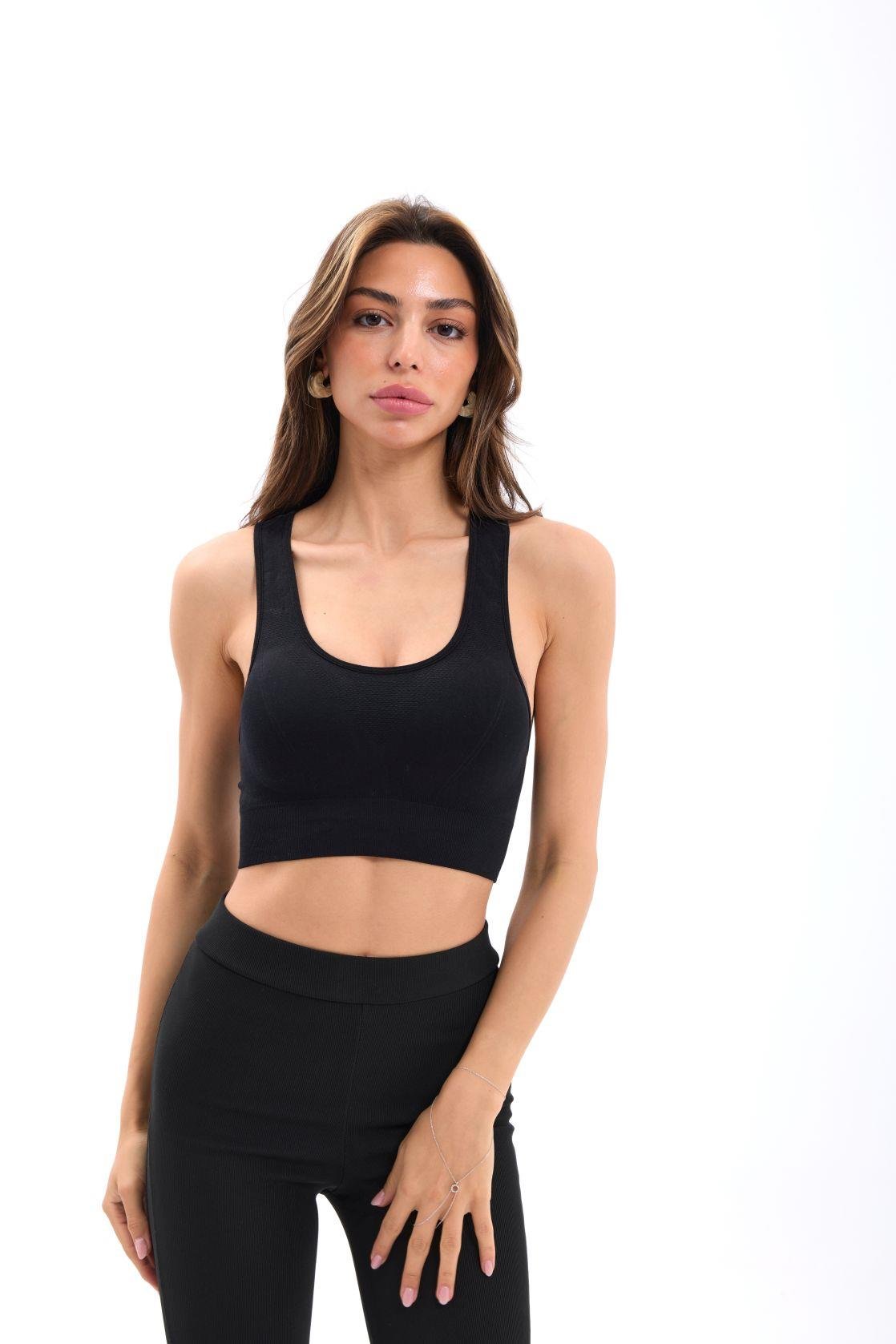15542 V YAKA BRA-SİYAH SİYAH M-L