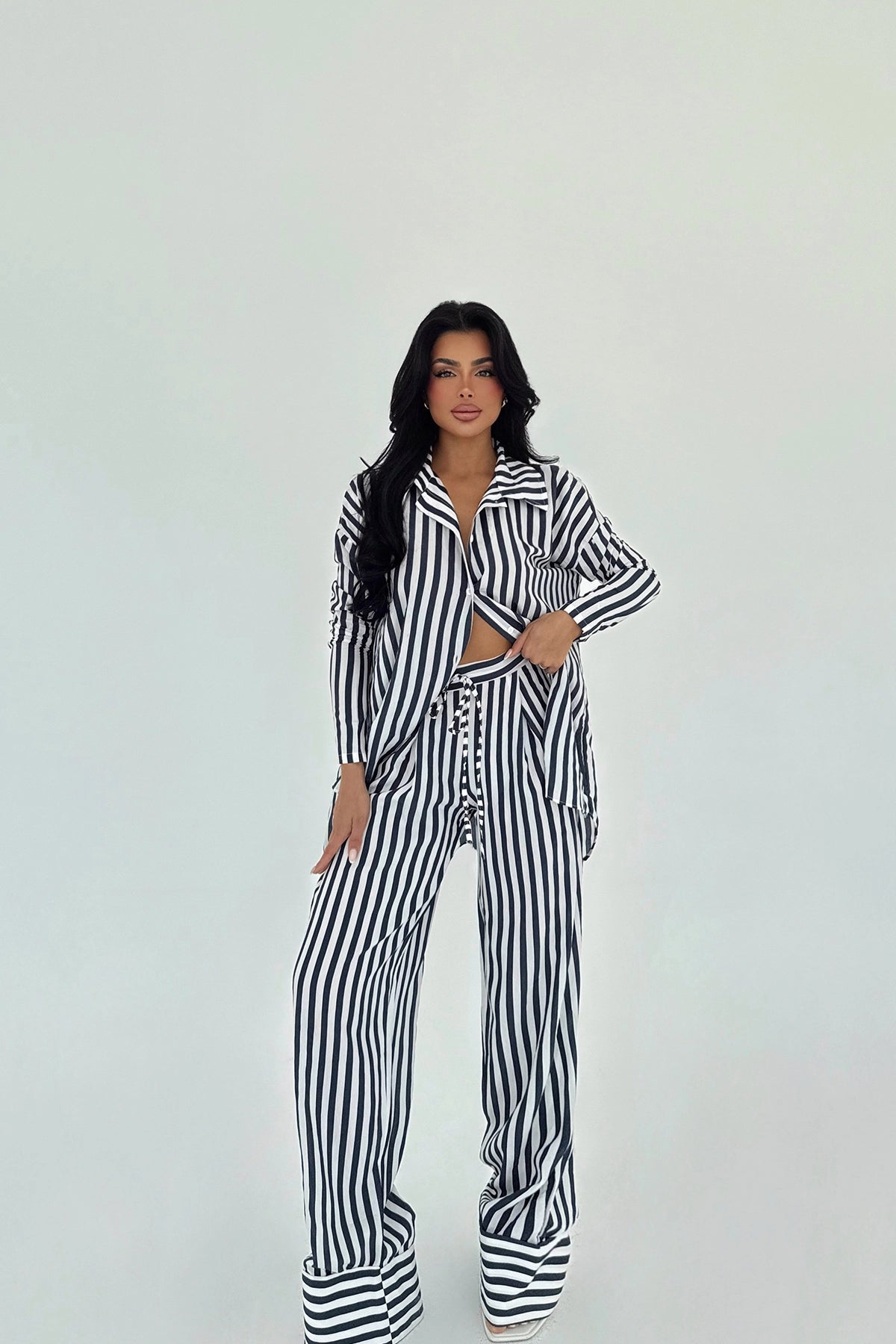 Lacivert Pantolonlu Takım XS