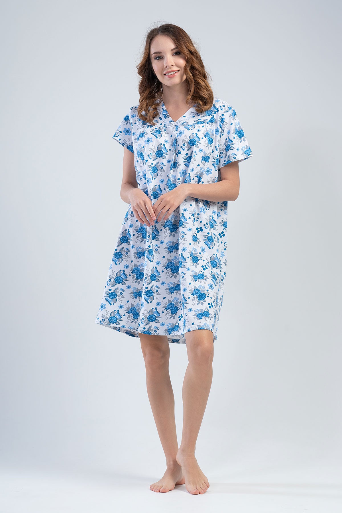 Woman Grandma Mallow Nightgown