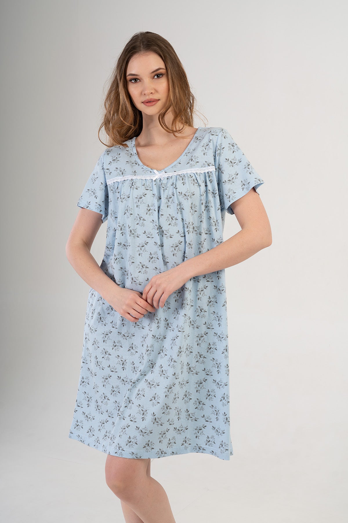 Woman Cotton Ase Nightgown