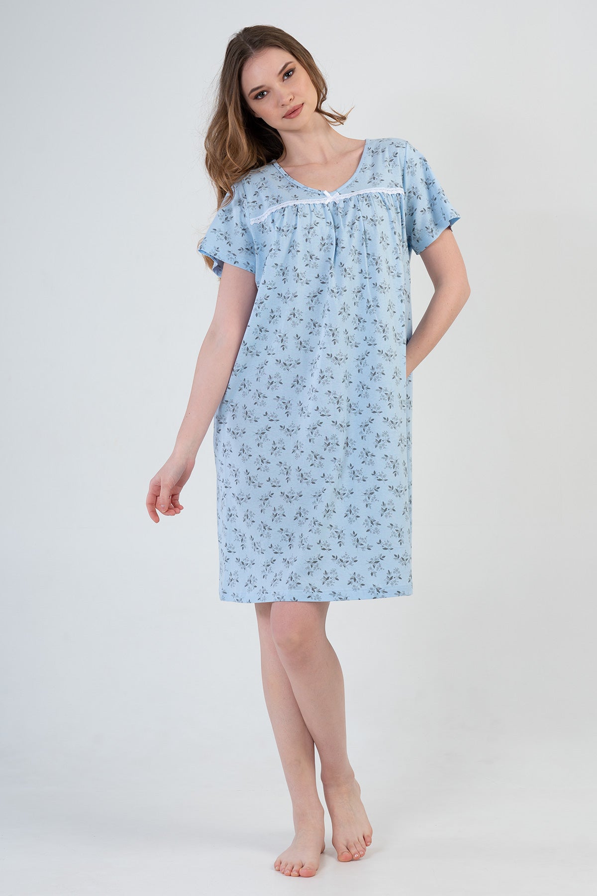 Woman Cotton Ase Nightgown