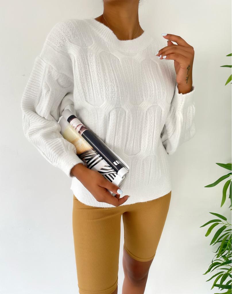 Sırt Detay Triko Kazak 848