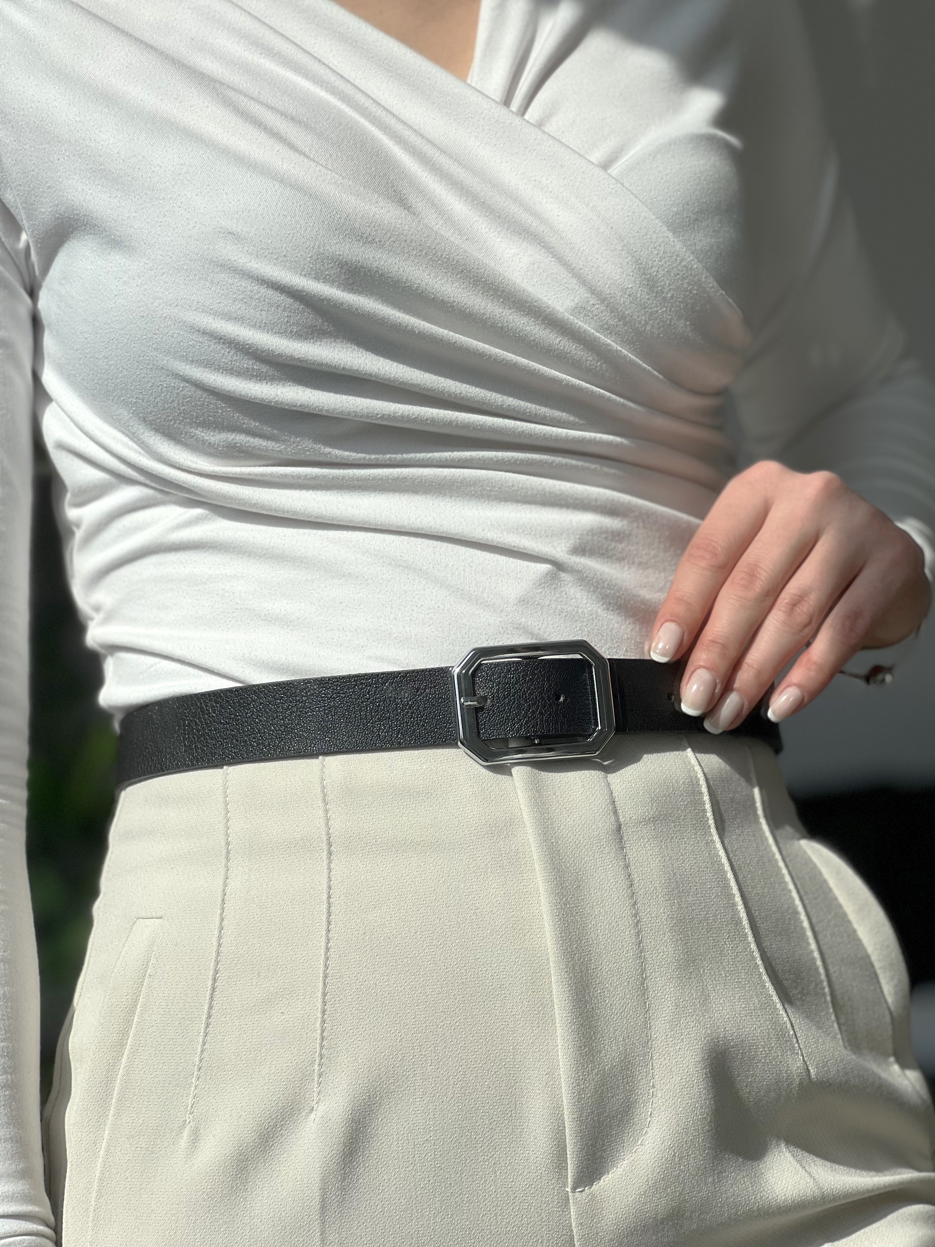 Square Buckle Women's Belt