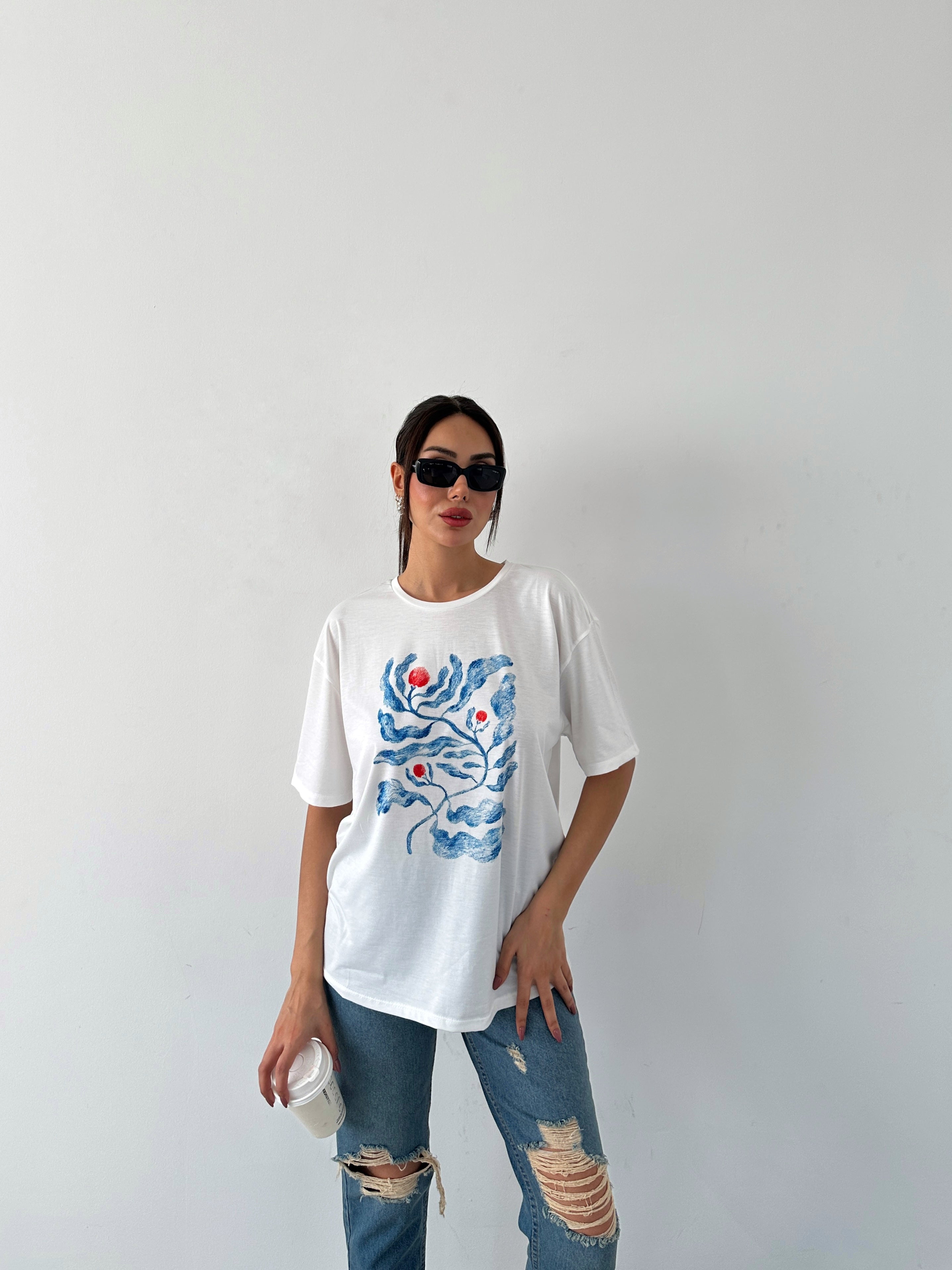 Baskılı Basic T-shirt