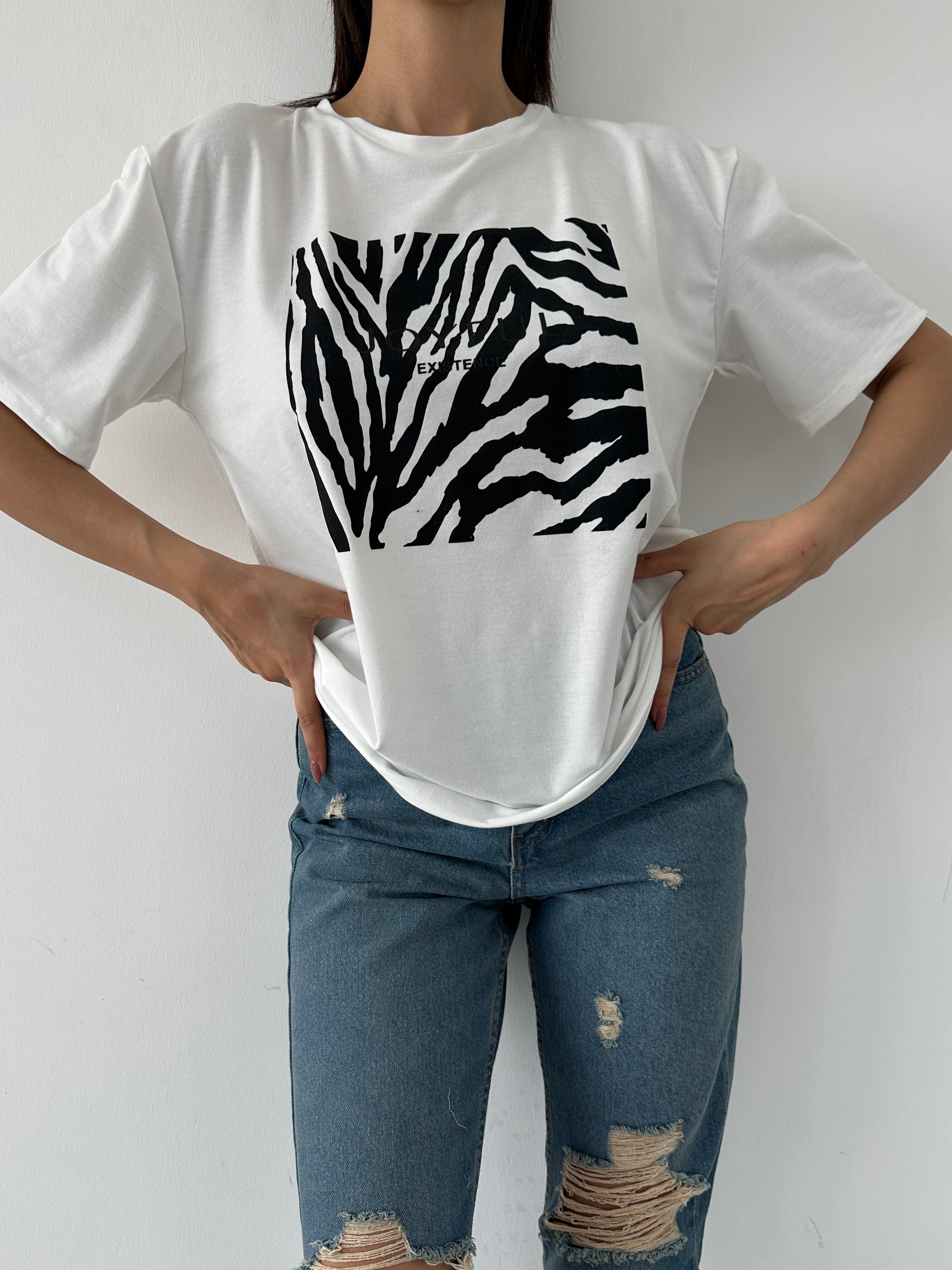 Baskılı Basic T-shirt