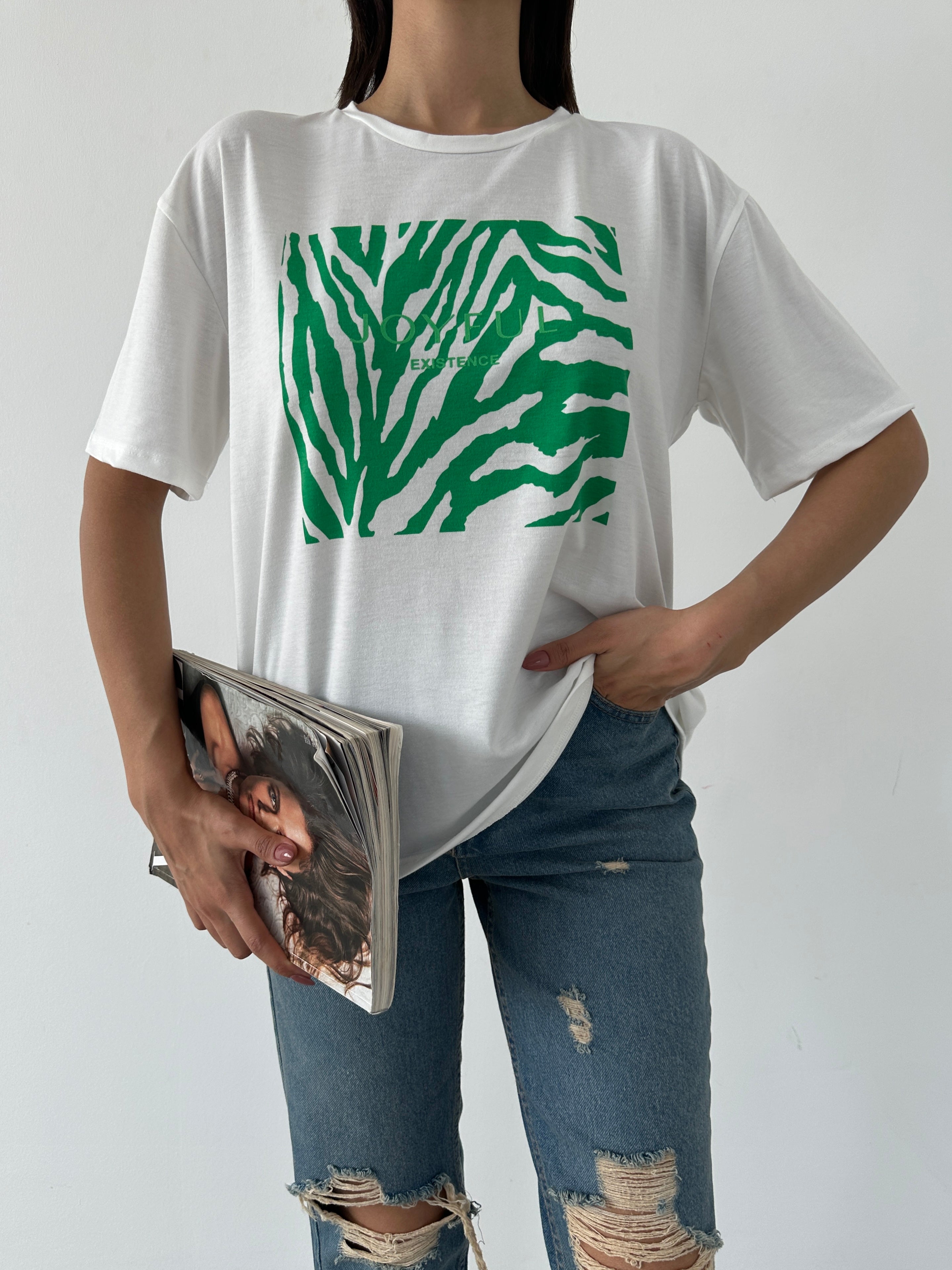 Baskılı Basic T-shirt