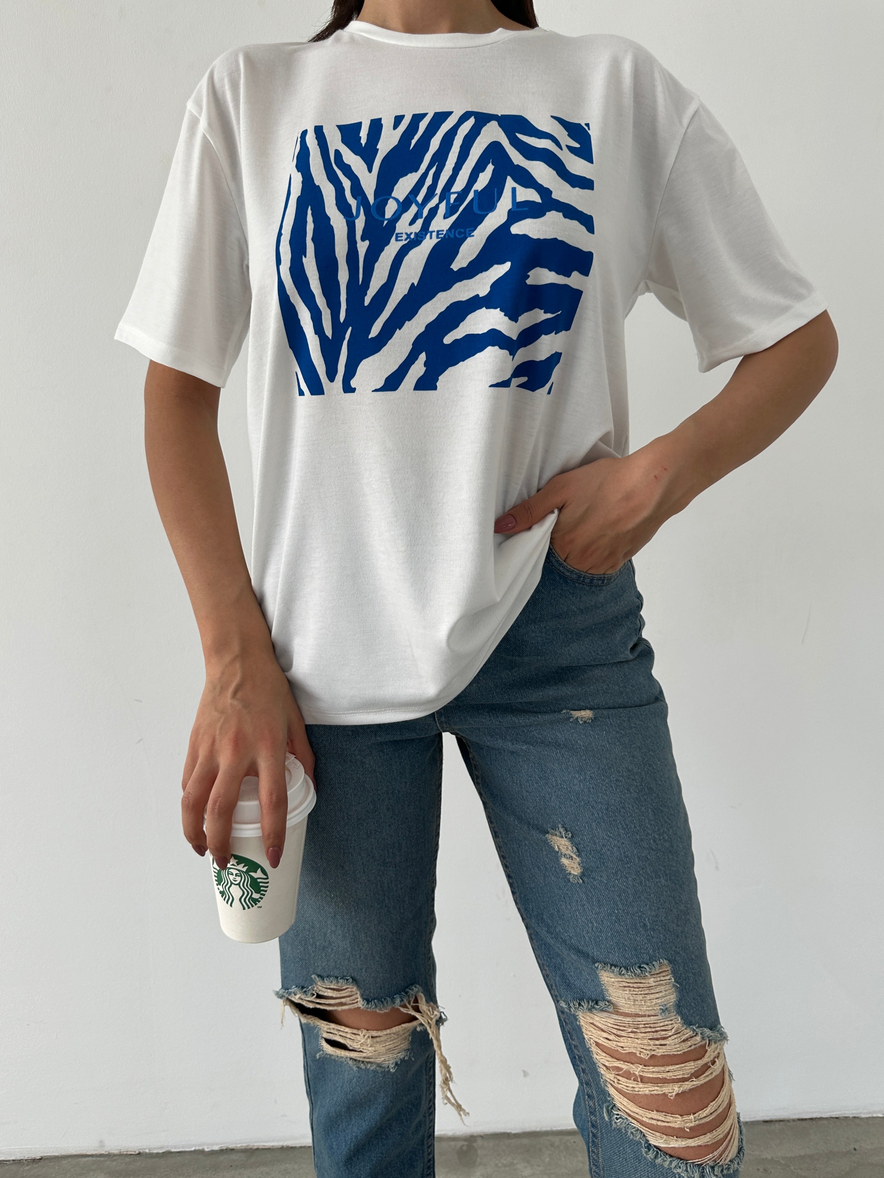 Baskılı Basic T-shirt