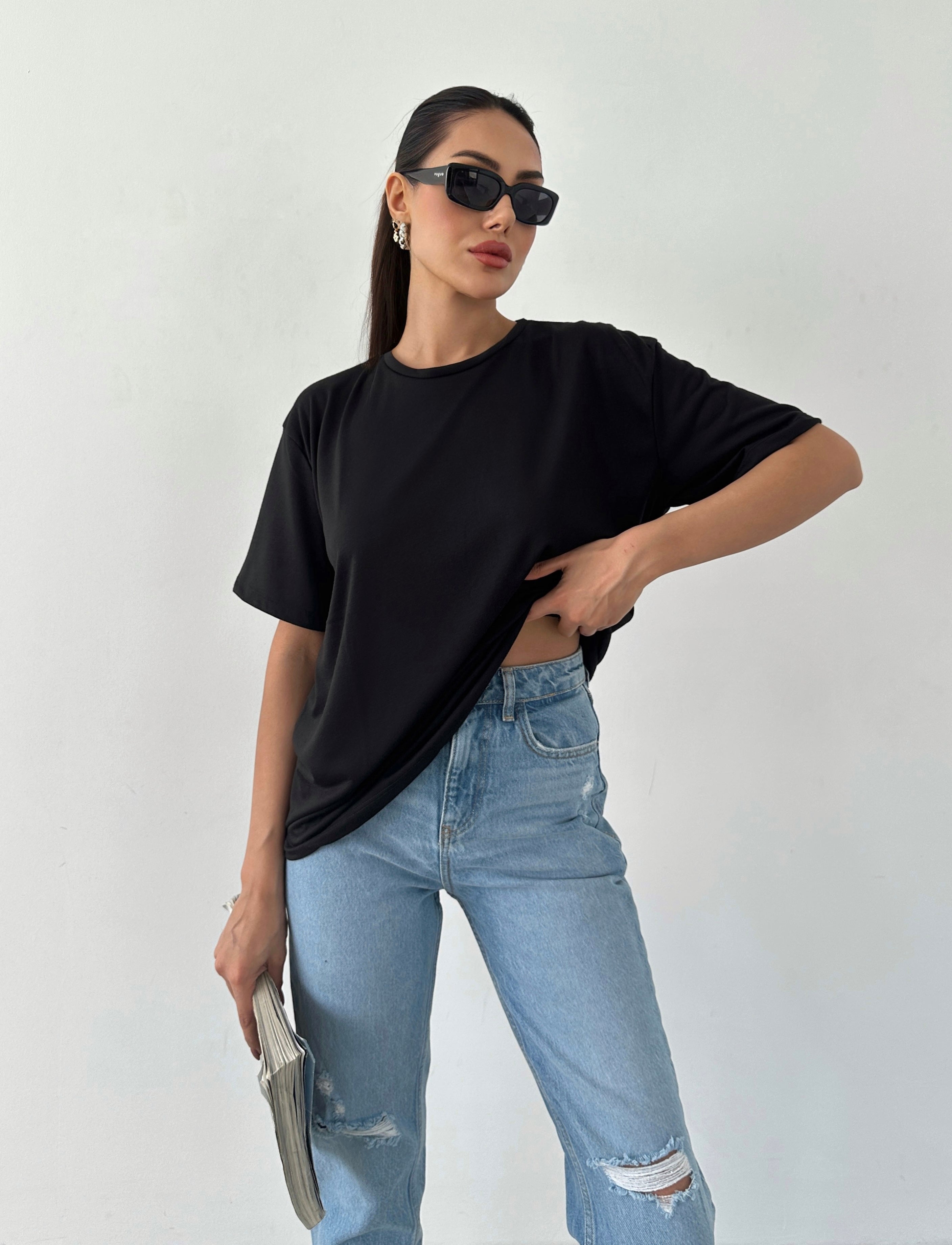 Bisiklet Yakalı Basic T-shirt