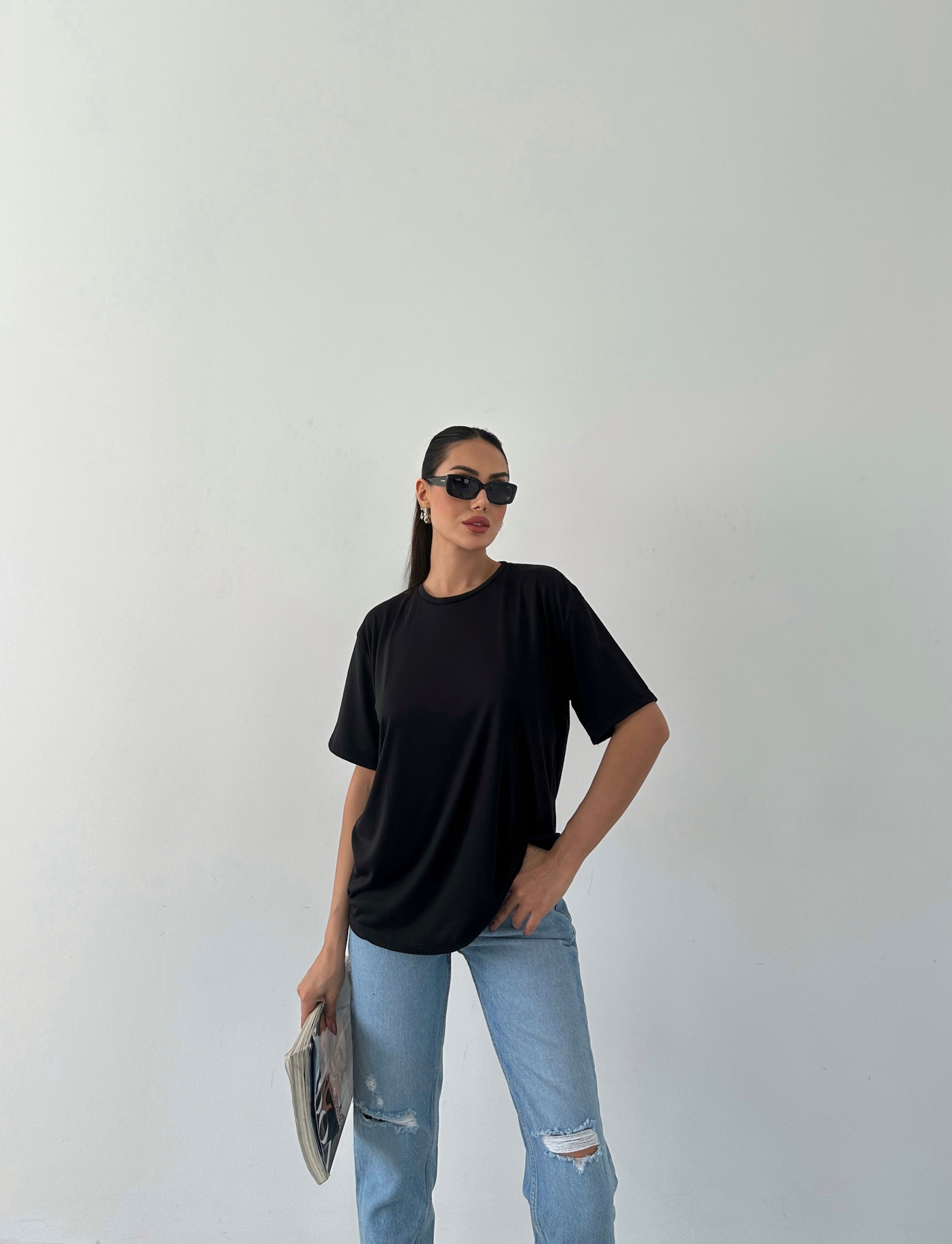 Bisiklet Yakalı Basic T-shirt