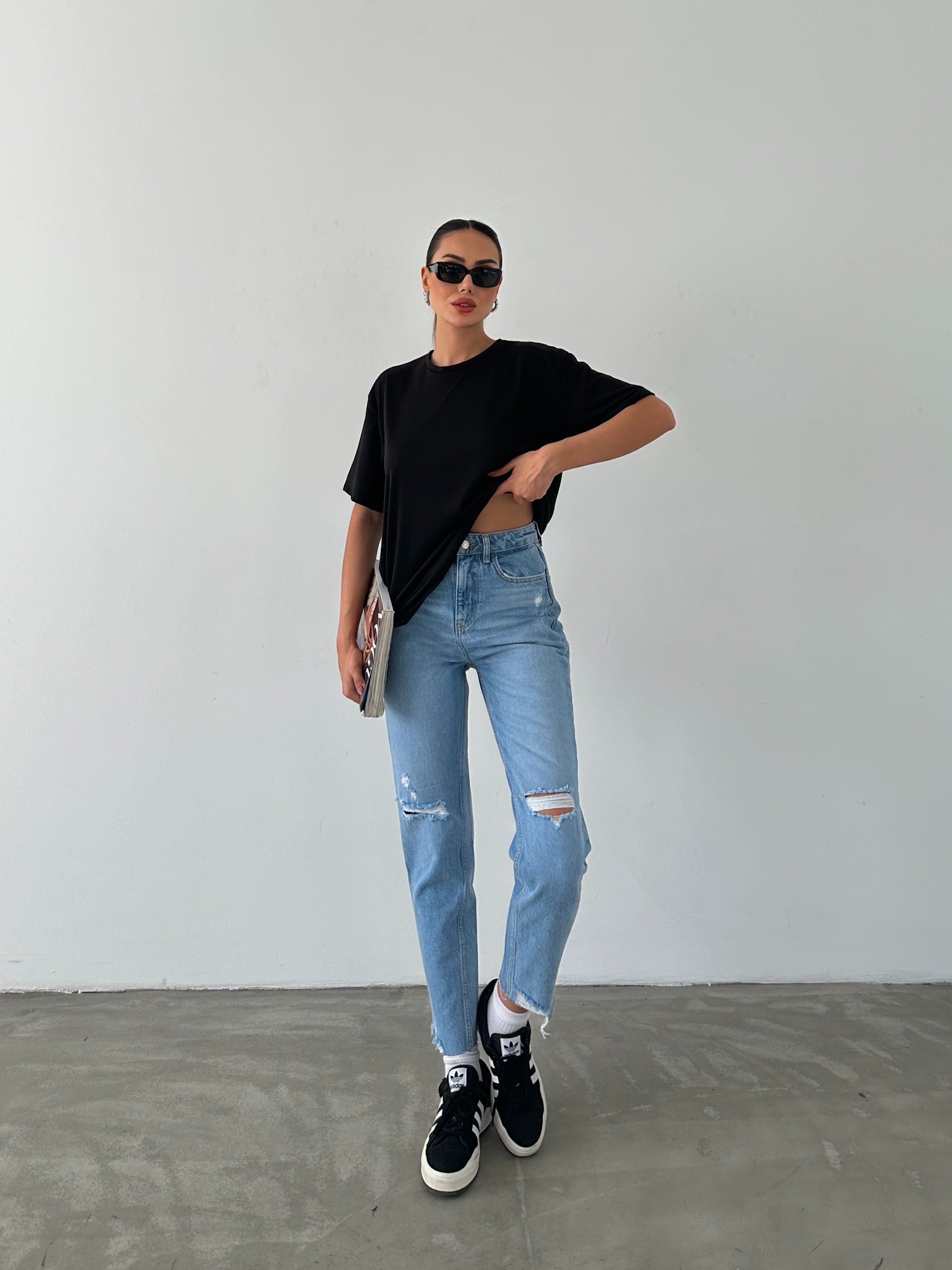 Bisiklet Yakalı Basic T-shirt