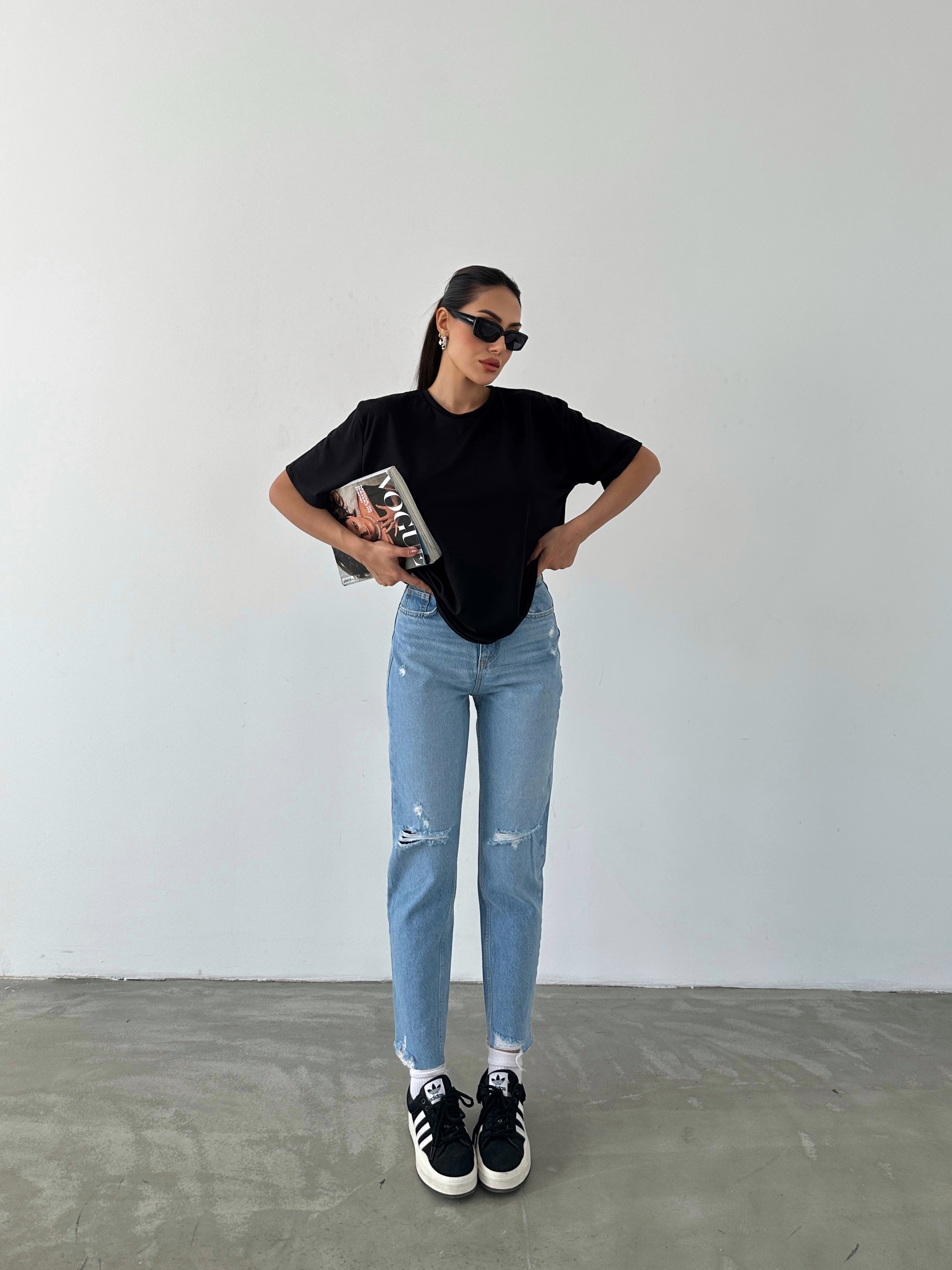 Bisiklet Yakalı Basic T-shirt