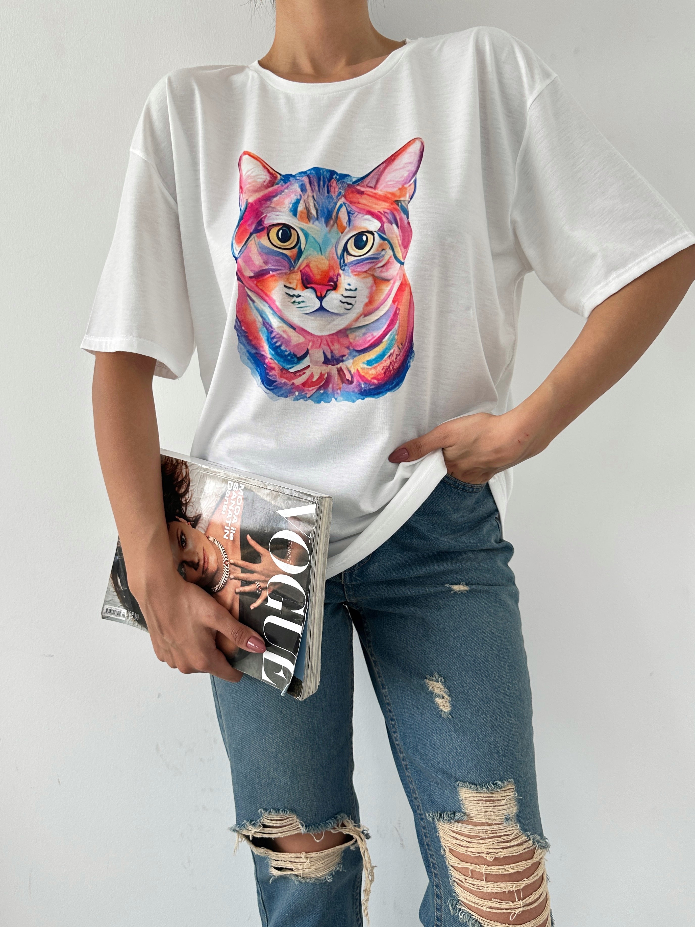 Baskılı Basic T-shirt