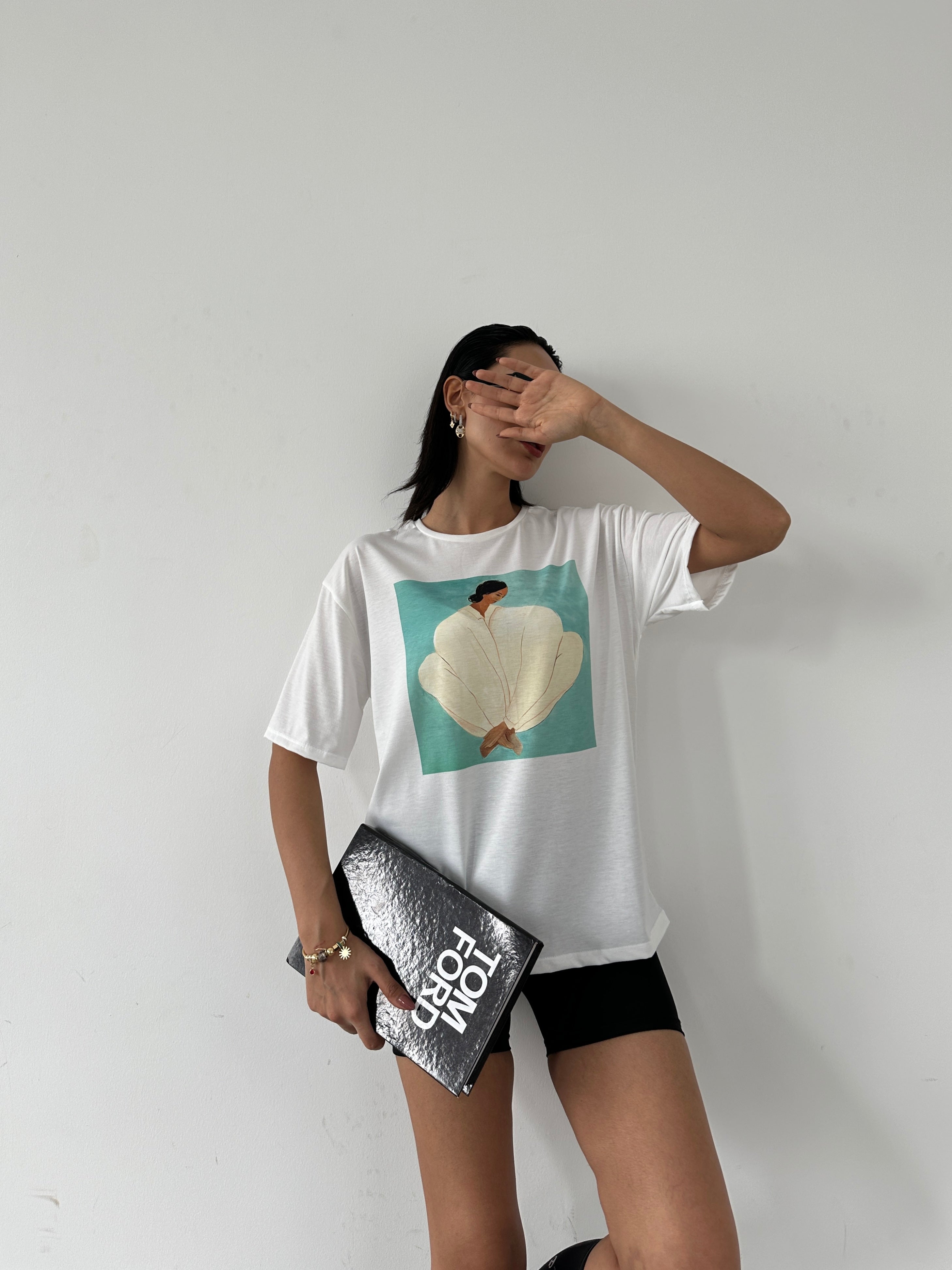 Baskılı Basic T-shirt