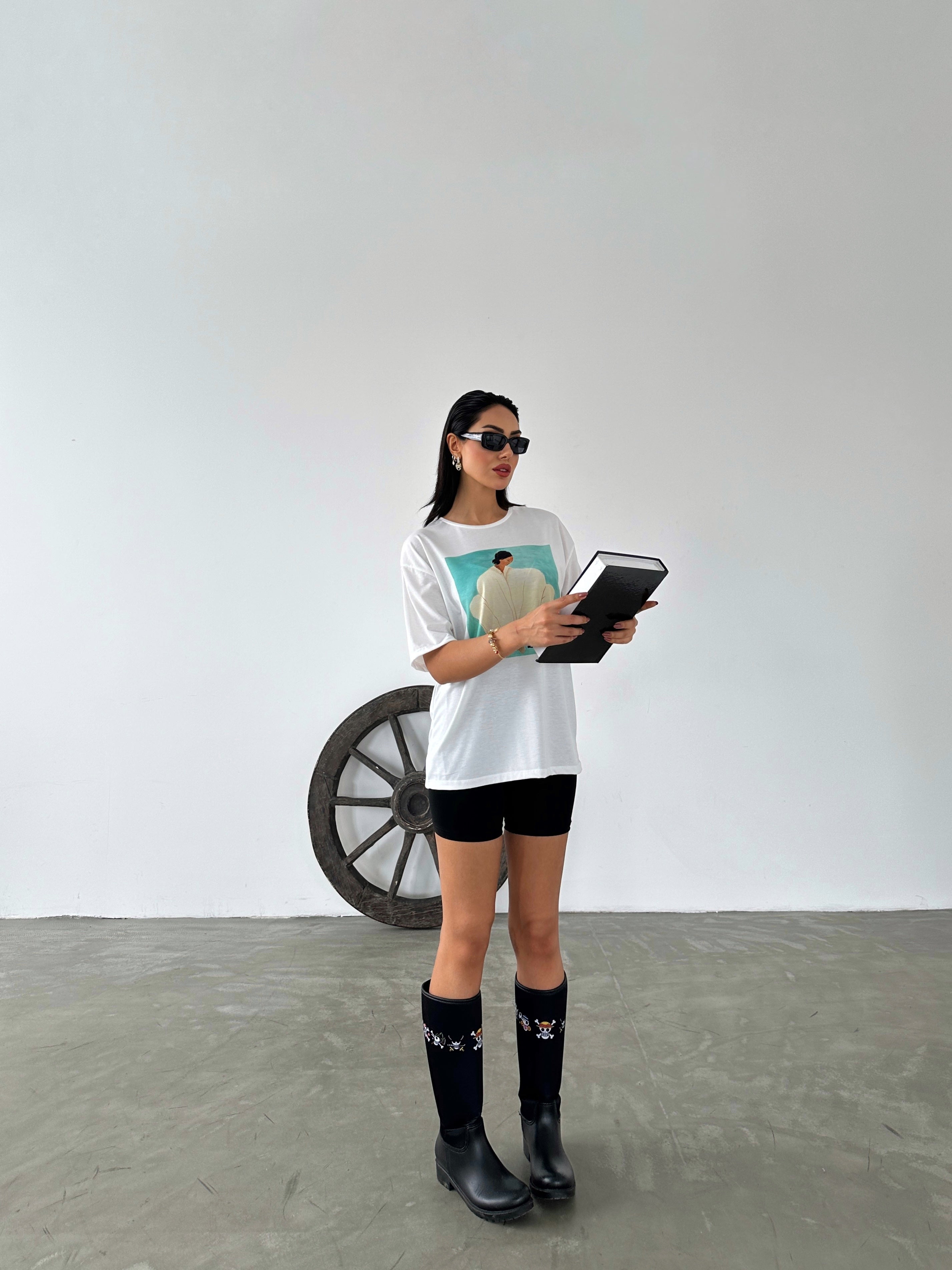 Baskılı Basic T-shirt