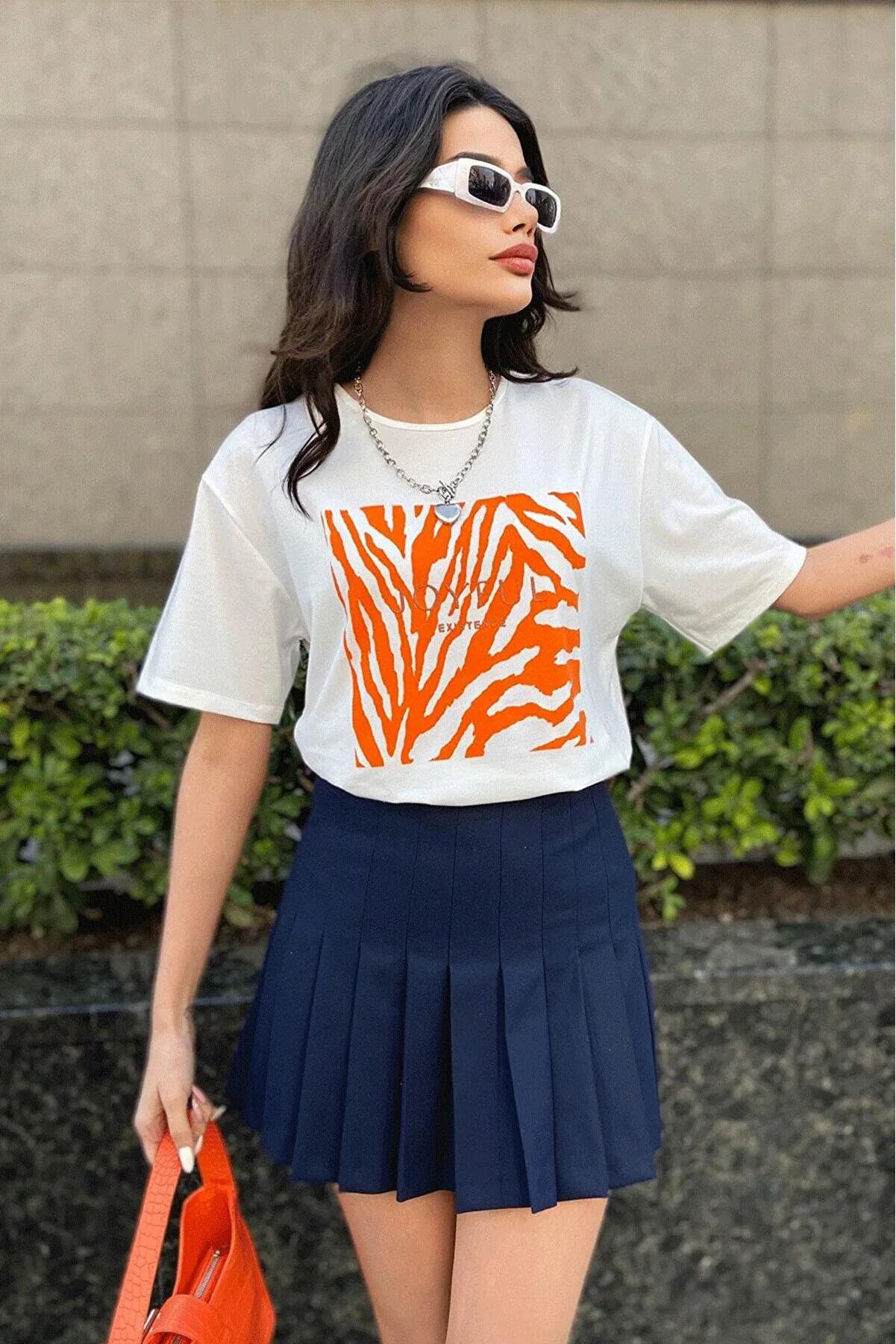 Baskılı Basic T-shirt