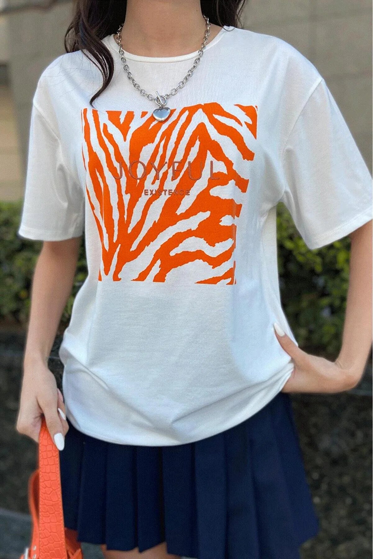 Baskılı Basic T-shirt