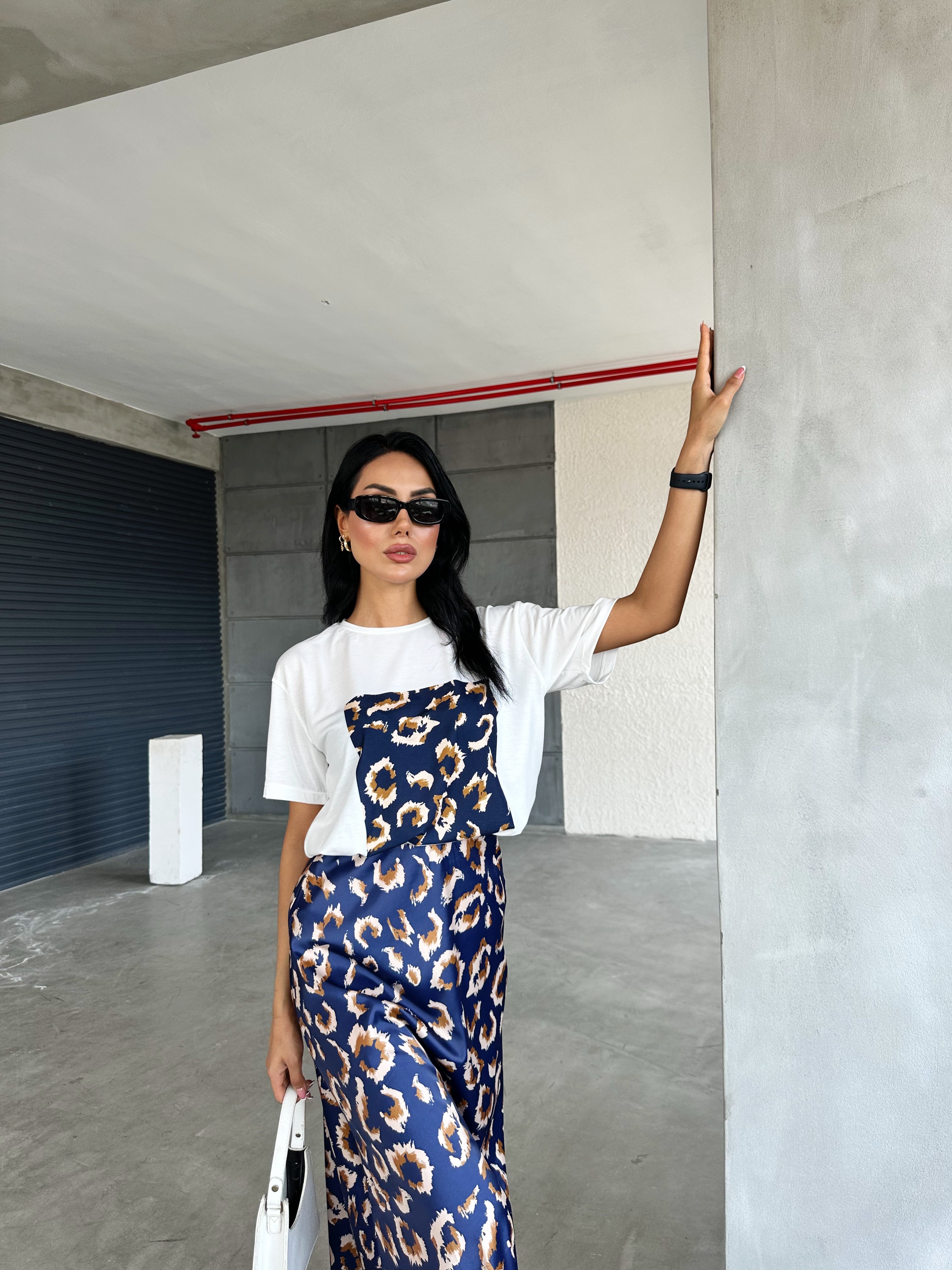 Pars Baskılı Basic T-shirt