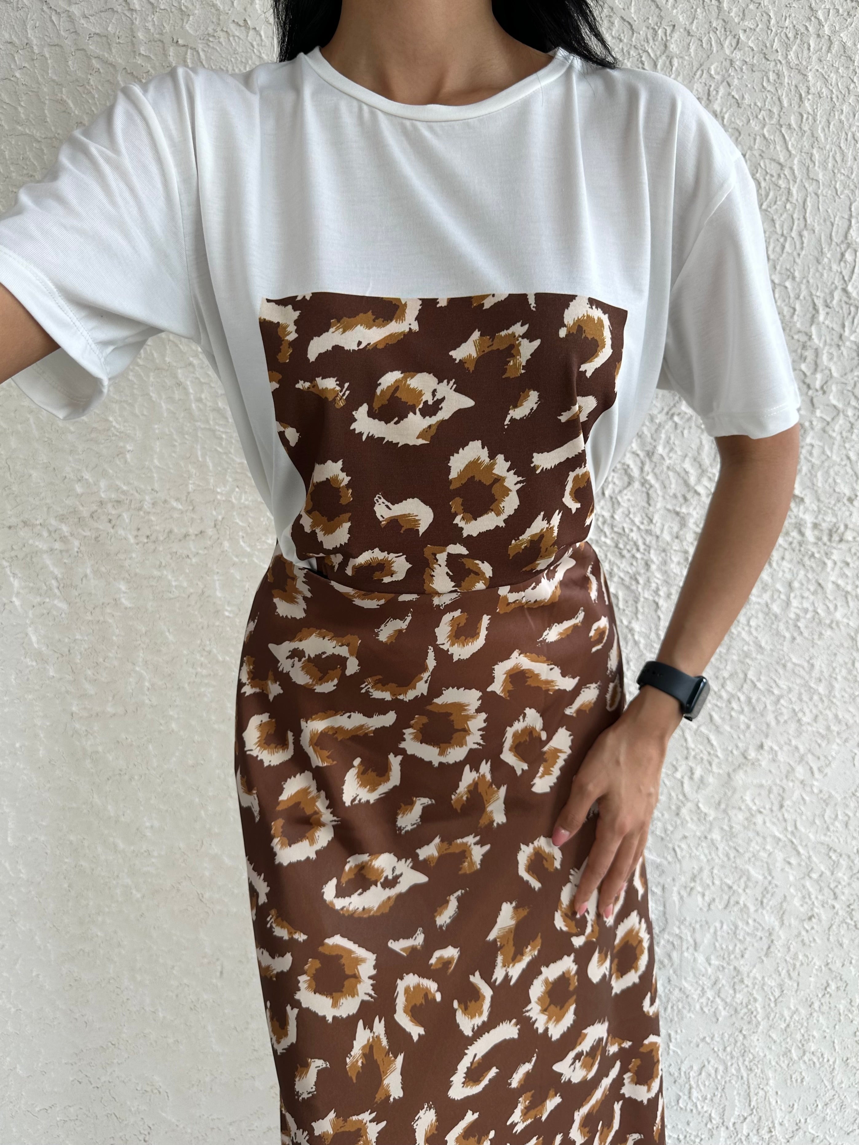 Pars Baskılı Basic T-shirt