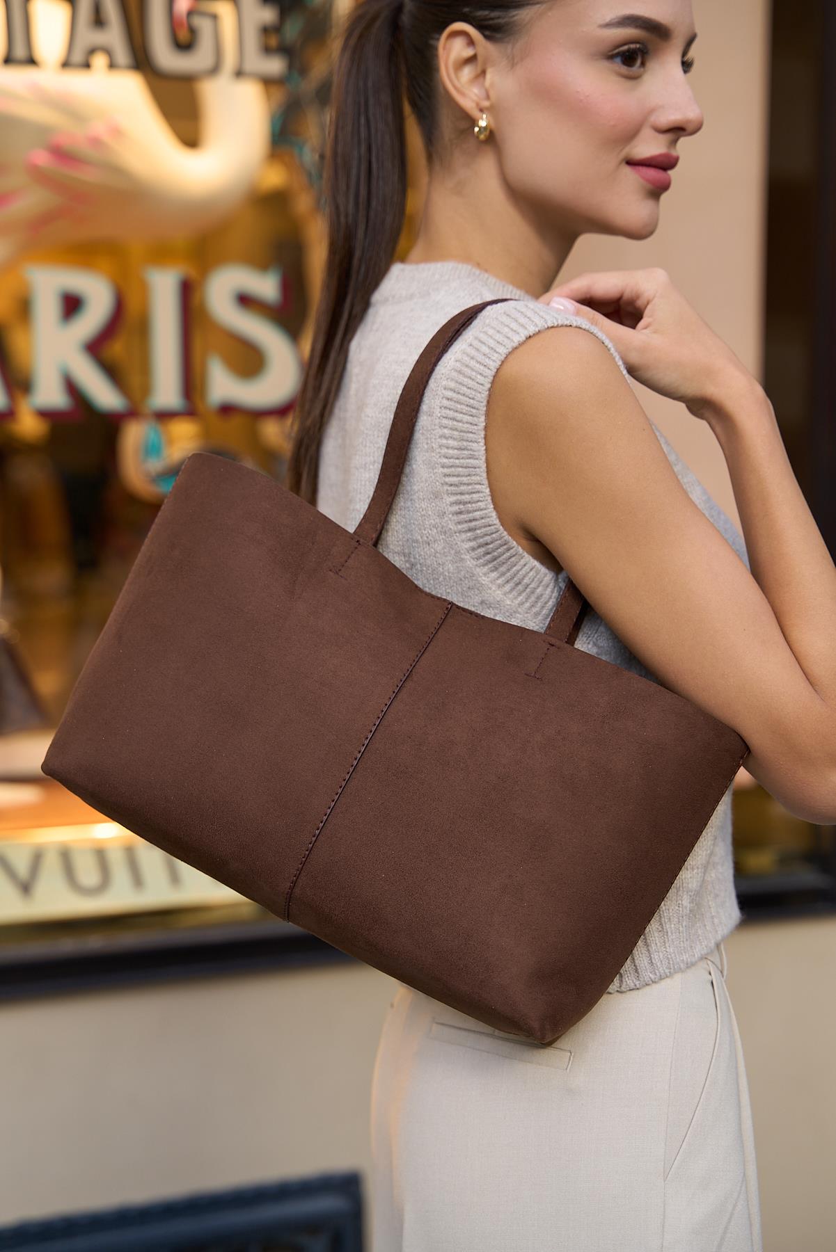 Minimal Tote El Ve Omuz Çantası