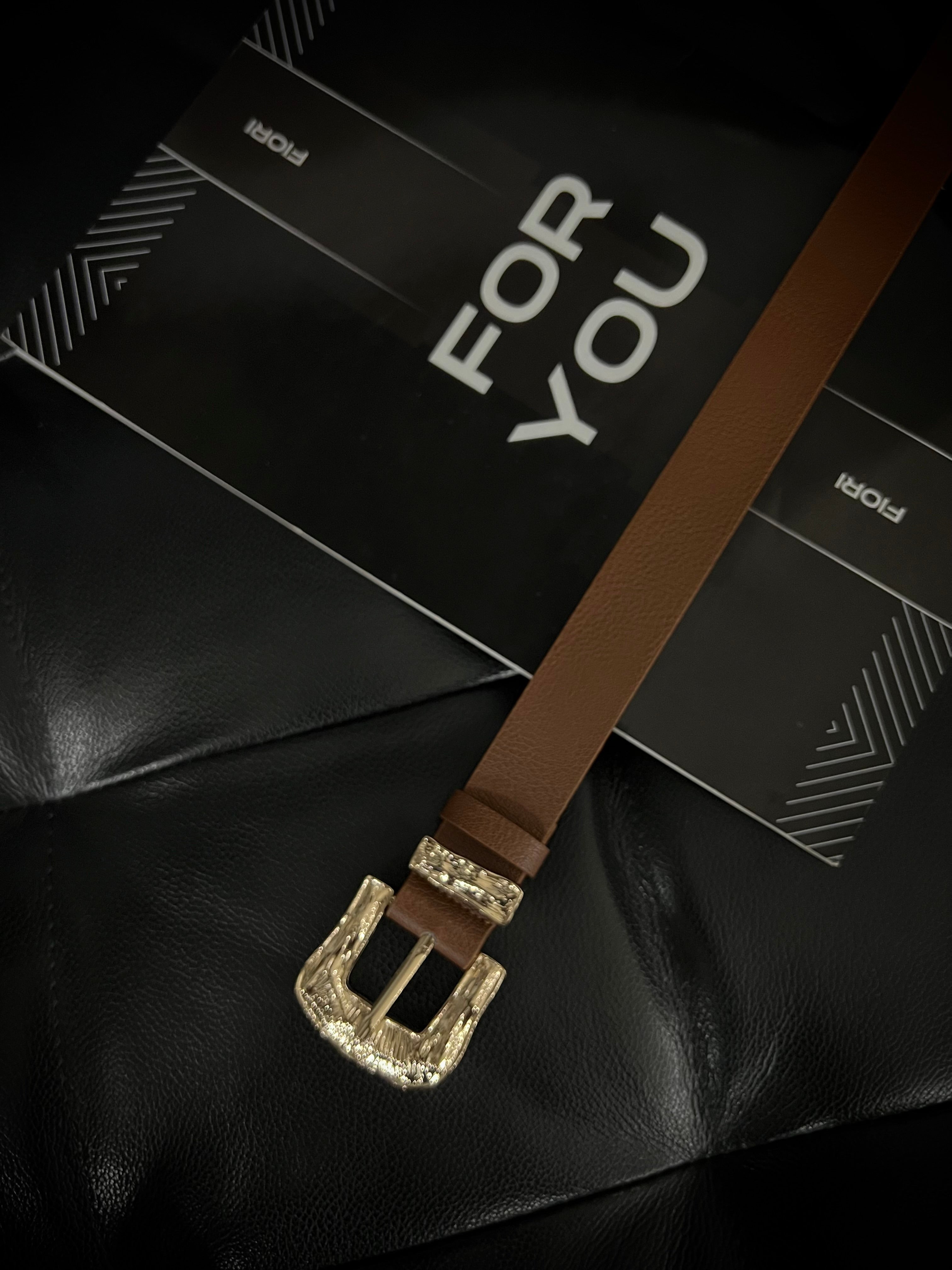 Fiori Gold Tokalı Gold Köprülü Kadın Kemeri