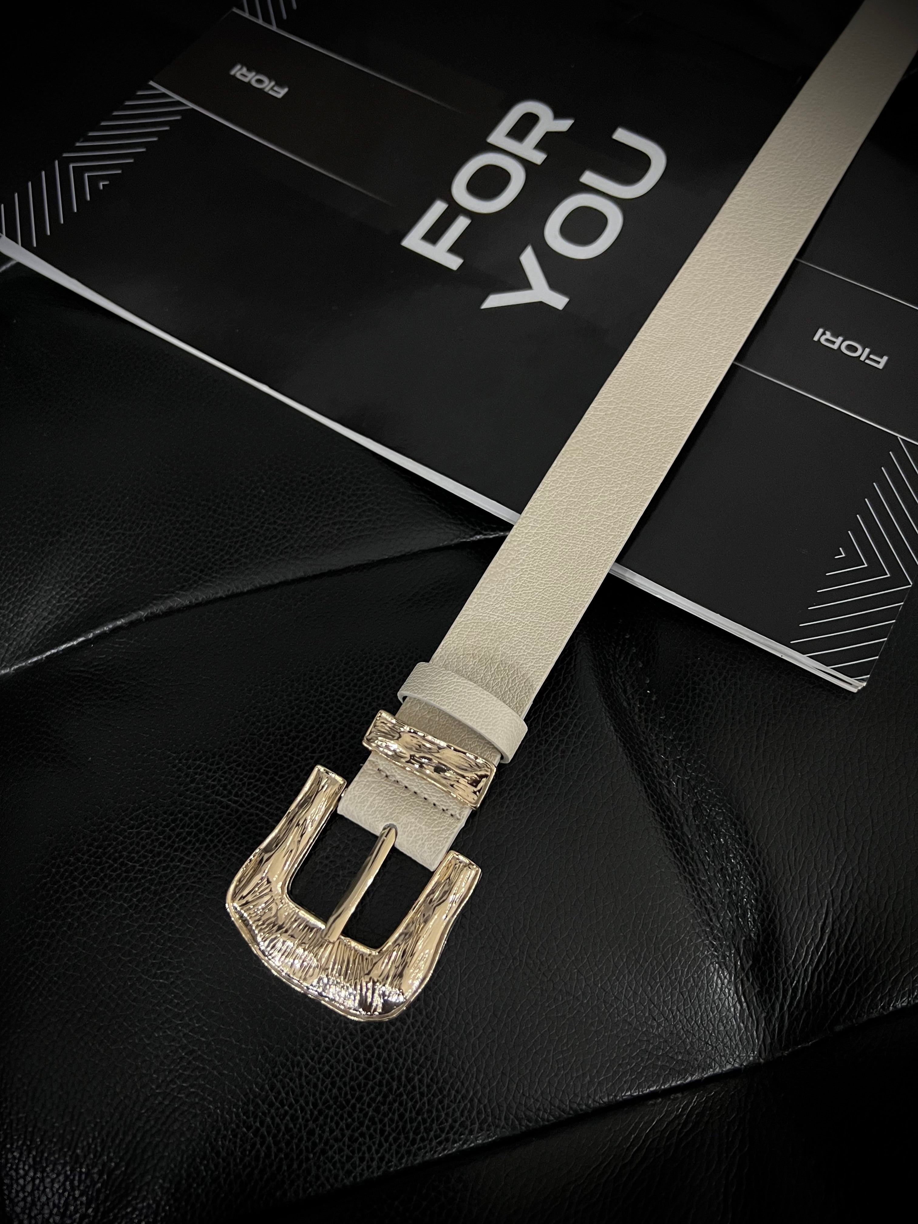 Fiori Gold Tokalı Gold Köprülü Kadın Kemeri