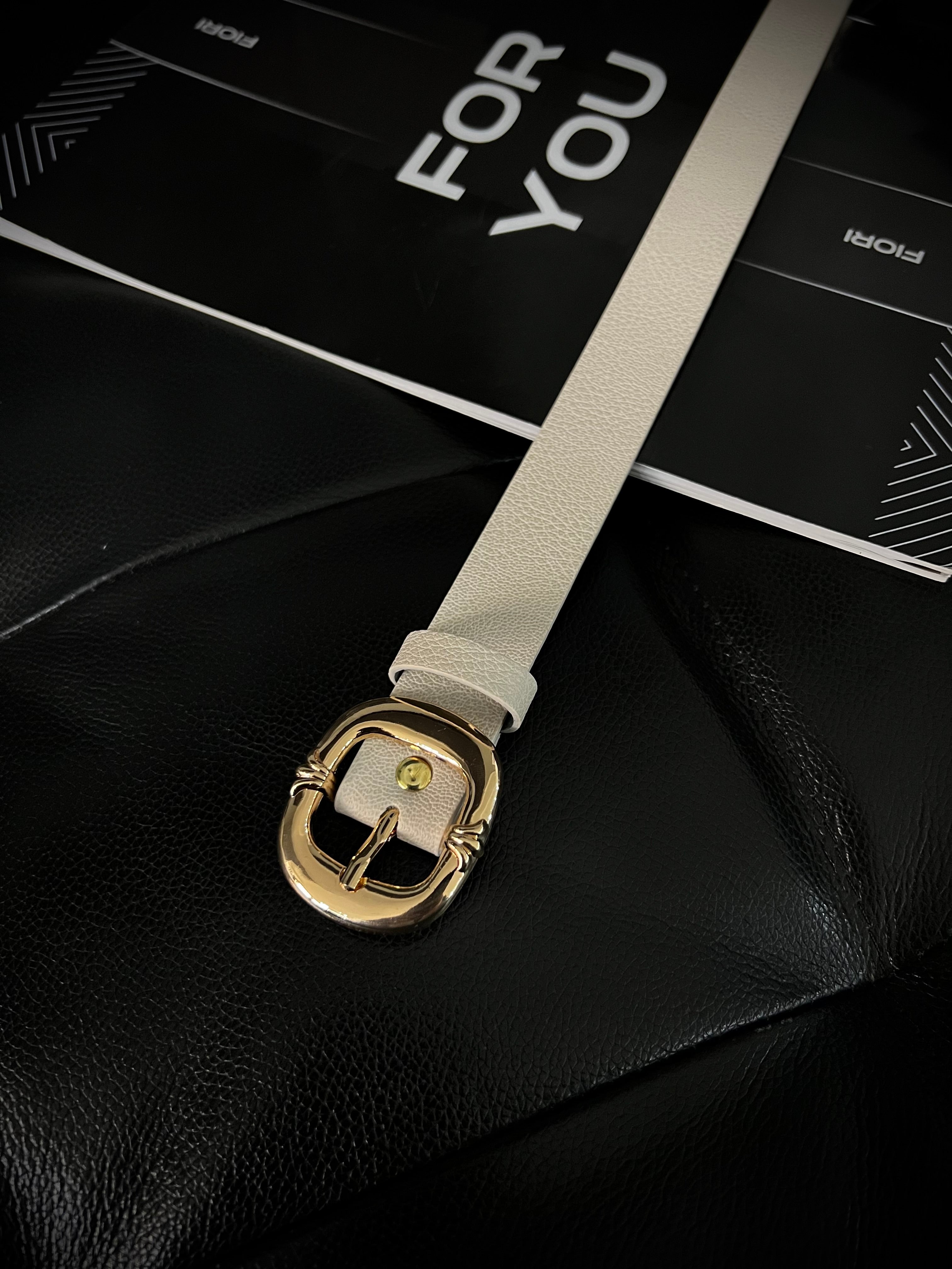 Oval Gold Tokalı Kadın Kemeri