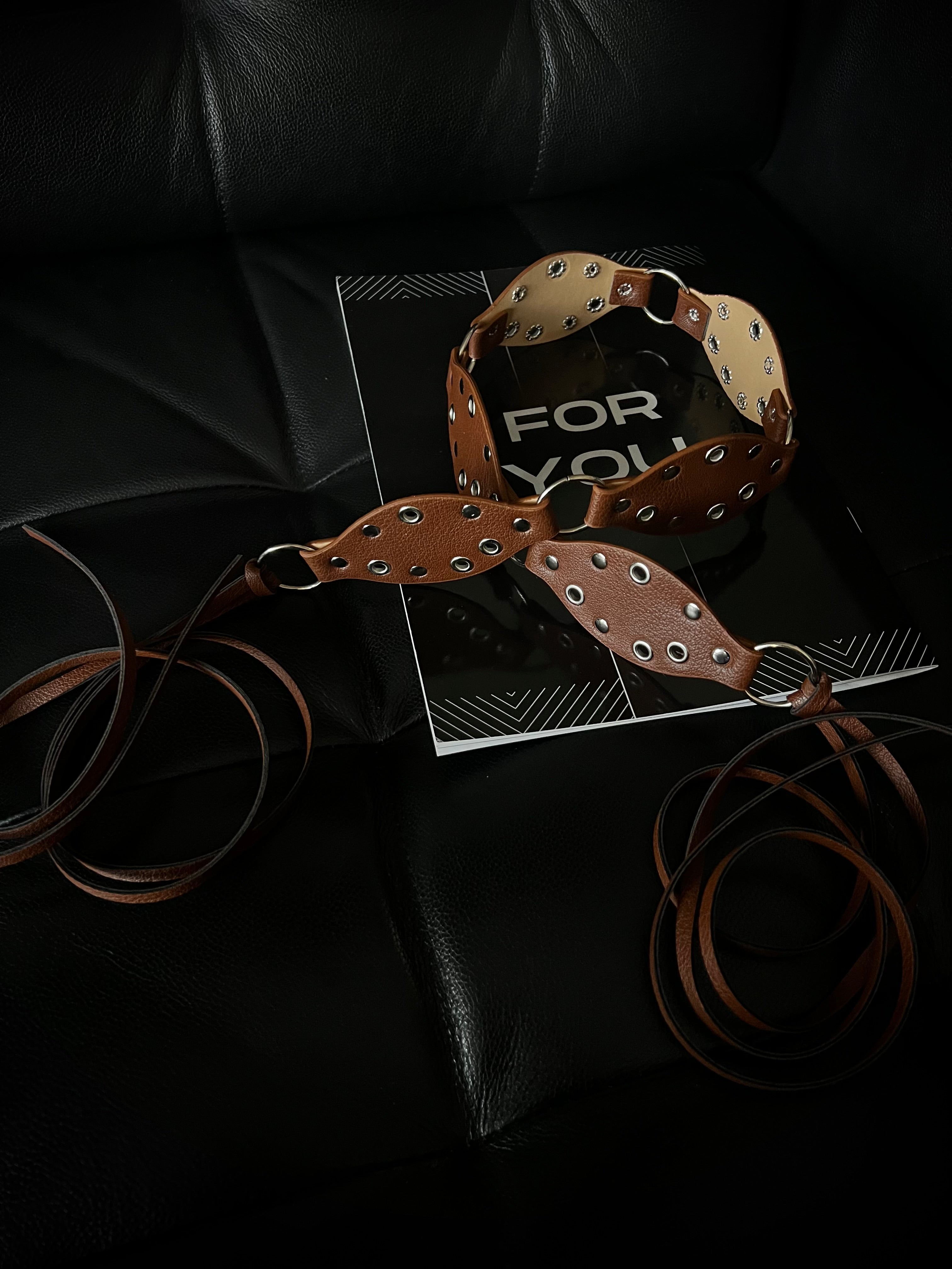 Women's Belt with Diamond Detail