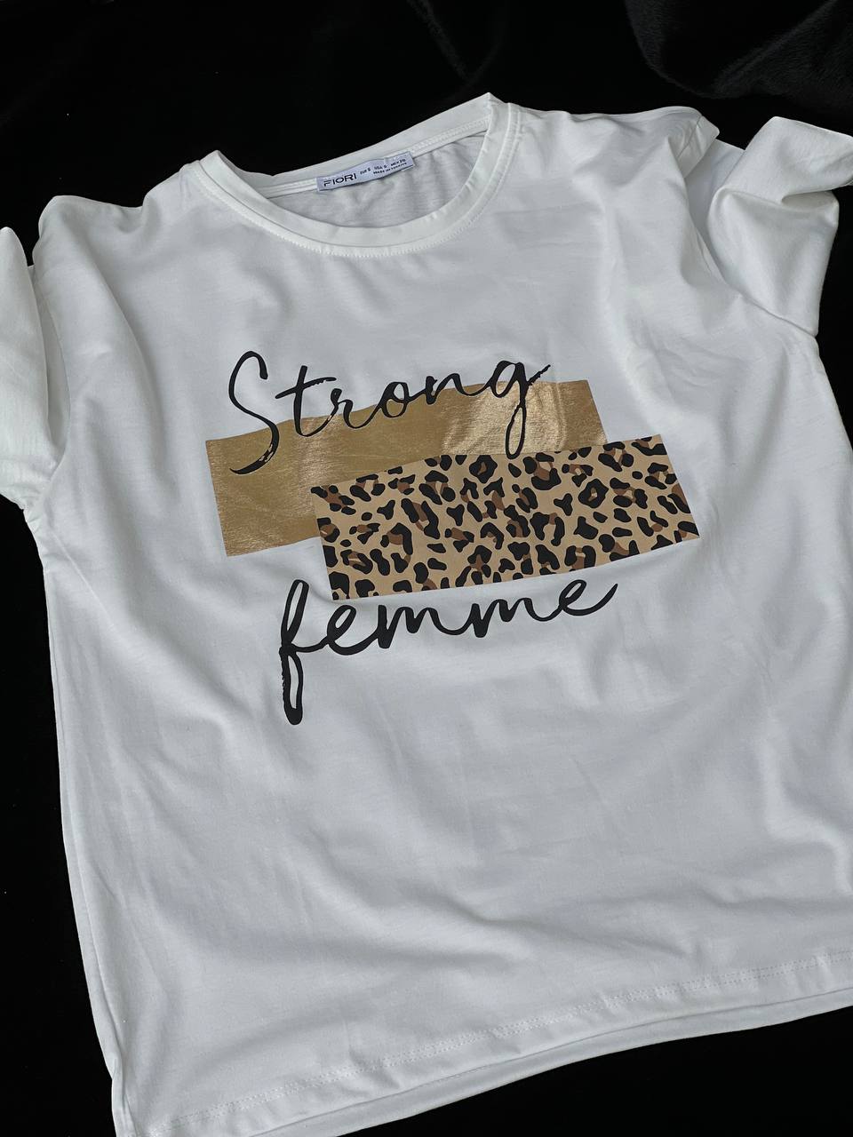 Lepar Desenli T-shirt