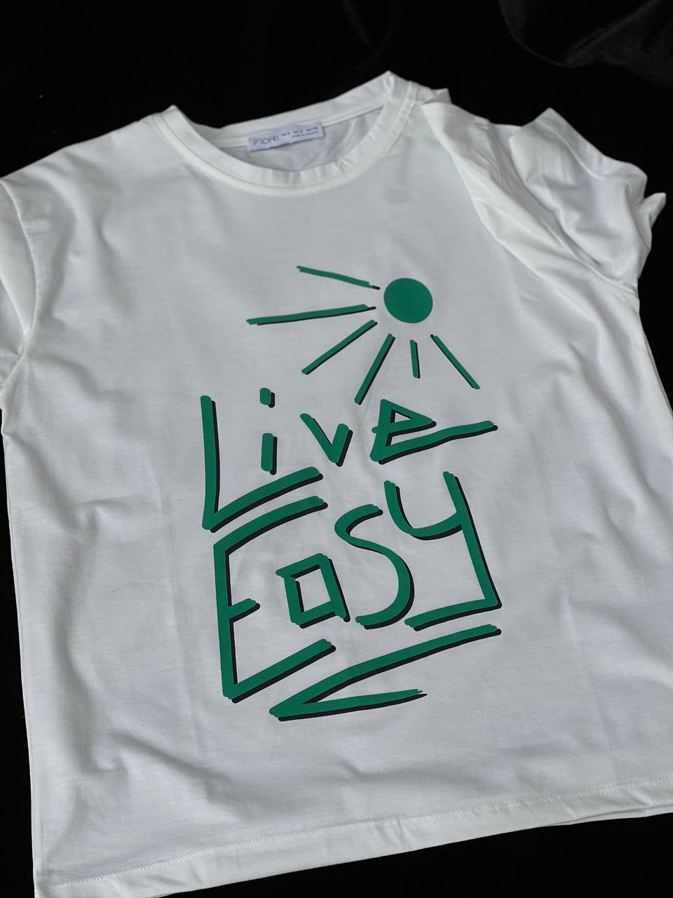 Yazı Baskılı Desenli T-shirt