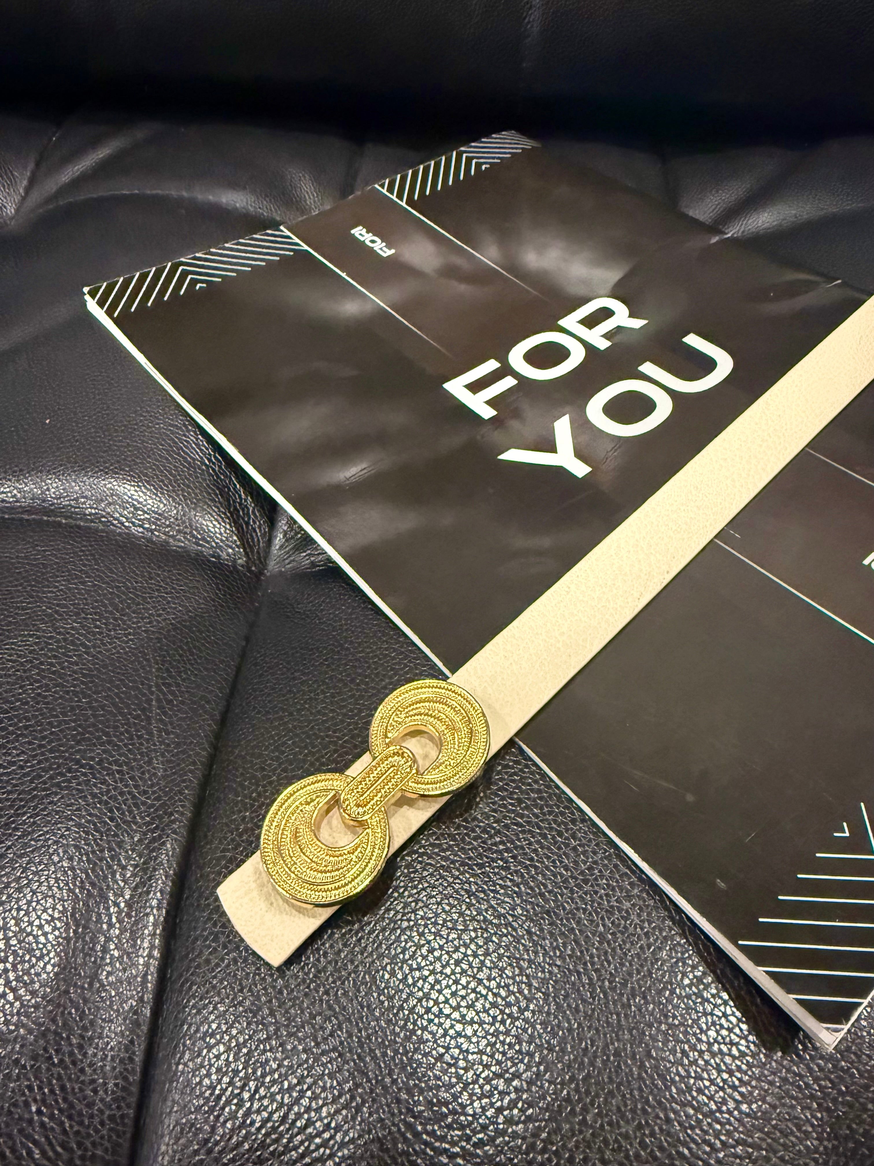 Fiori Çift Tokalı Kadın Kemeri