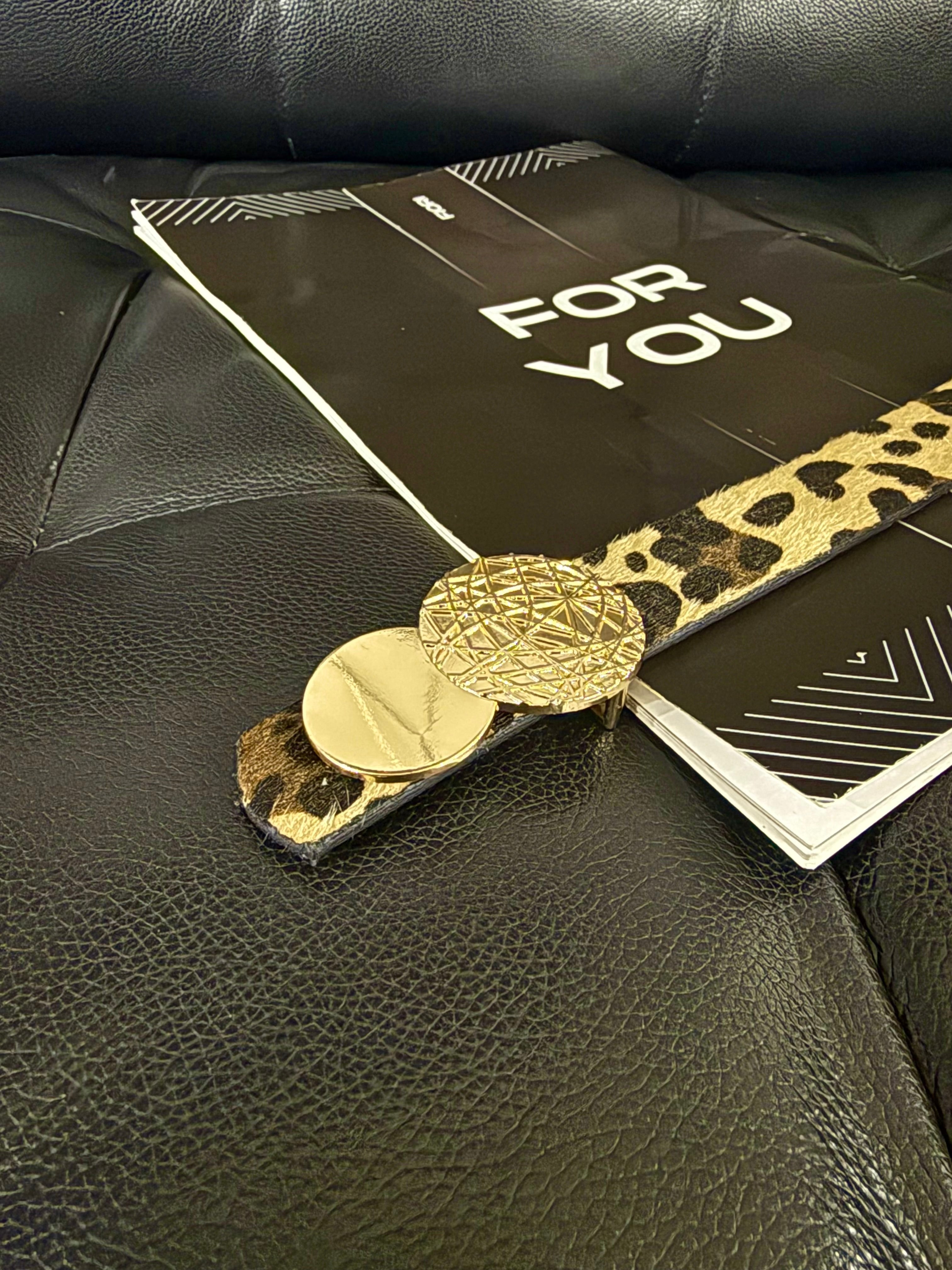 Fiori Yuvarlak Gold Toka Kadın Kemeri