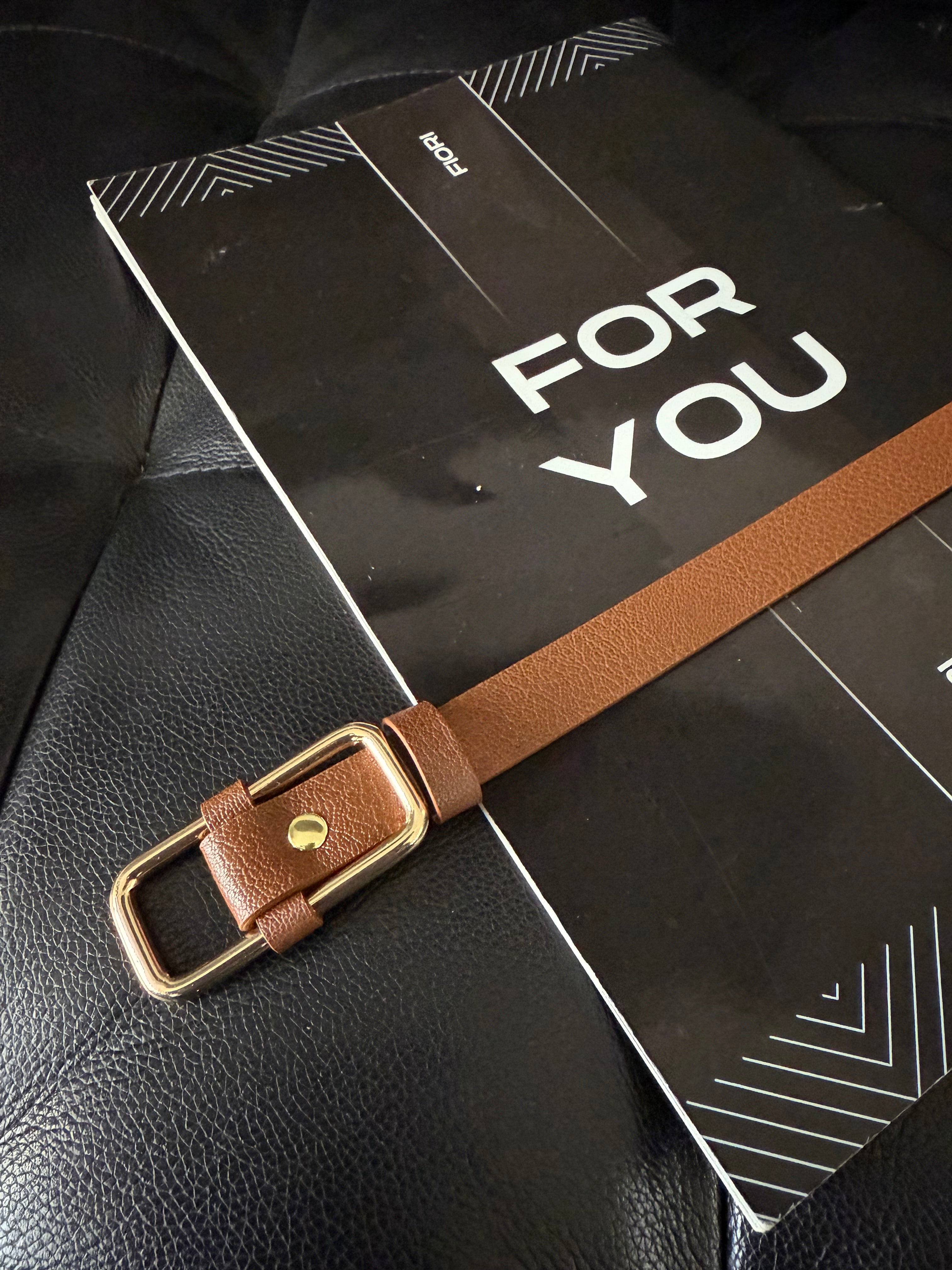 Rectangular Buckle Women's Belt