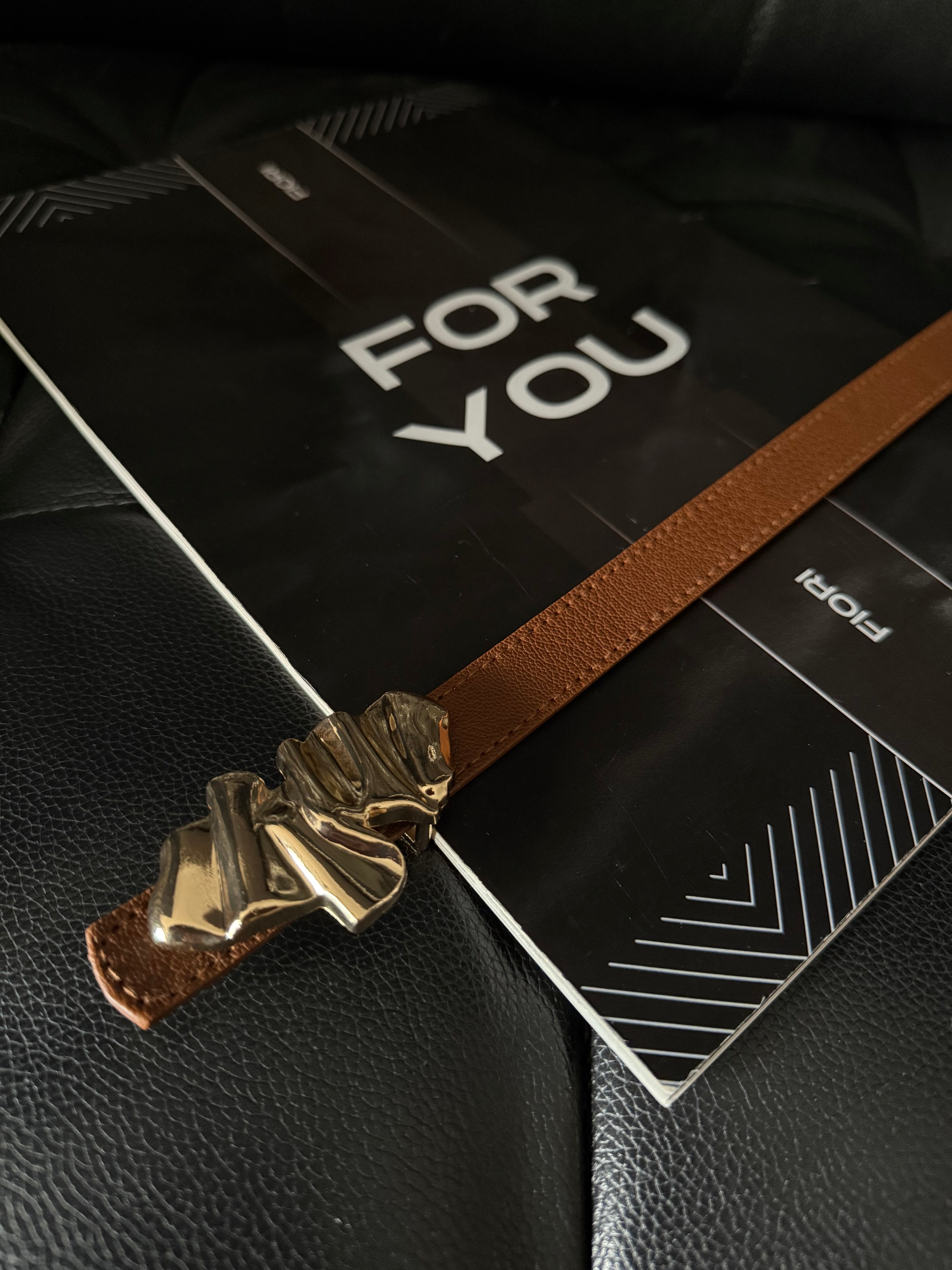 Designer Buckle Women's Belt