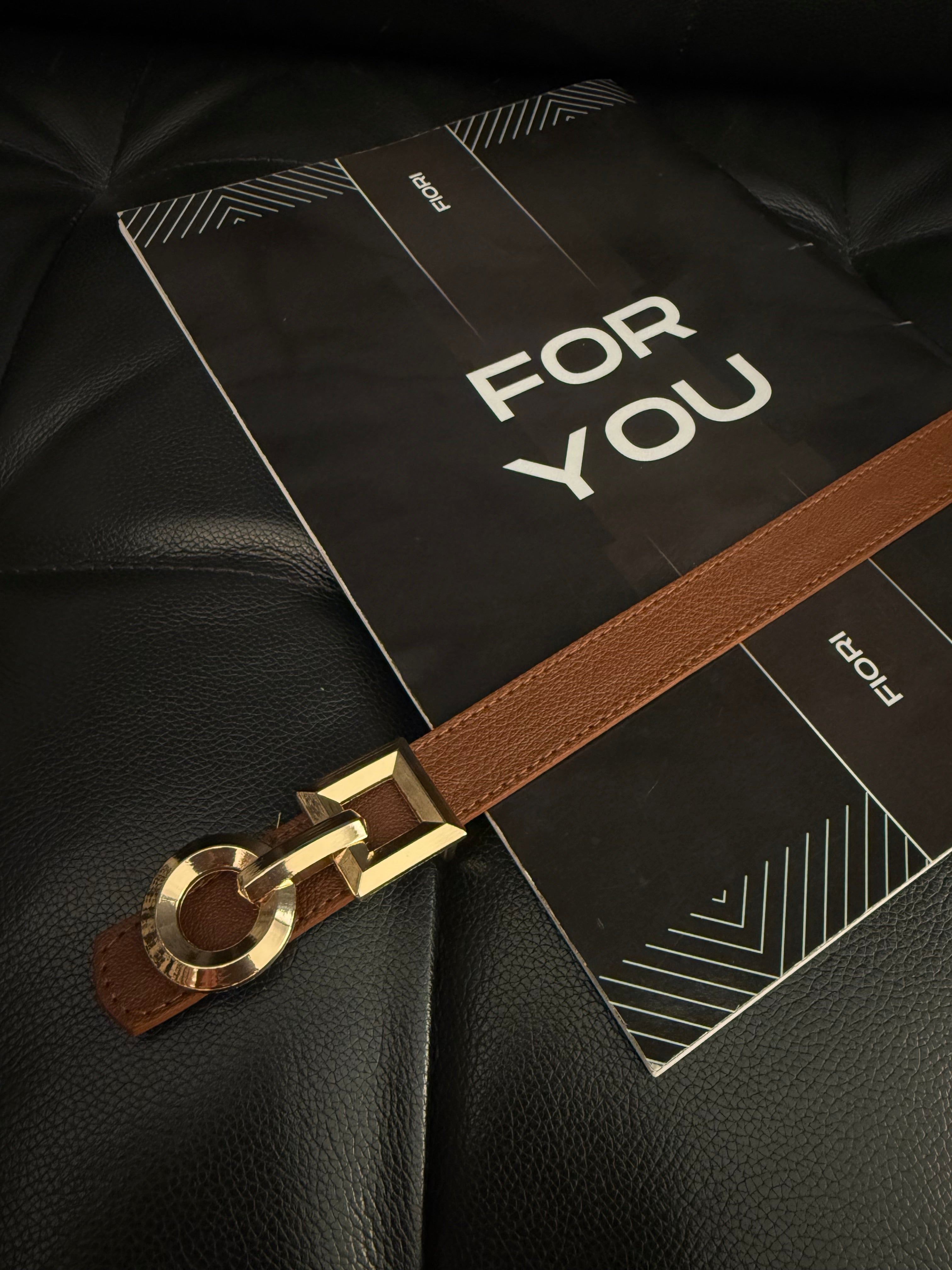 Designer Buckle Women's Belt