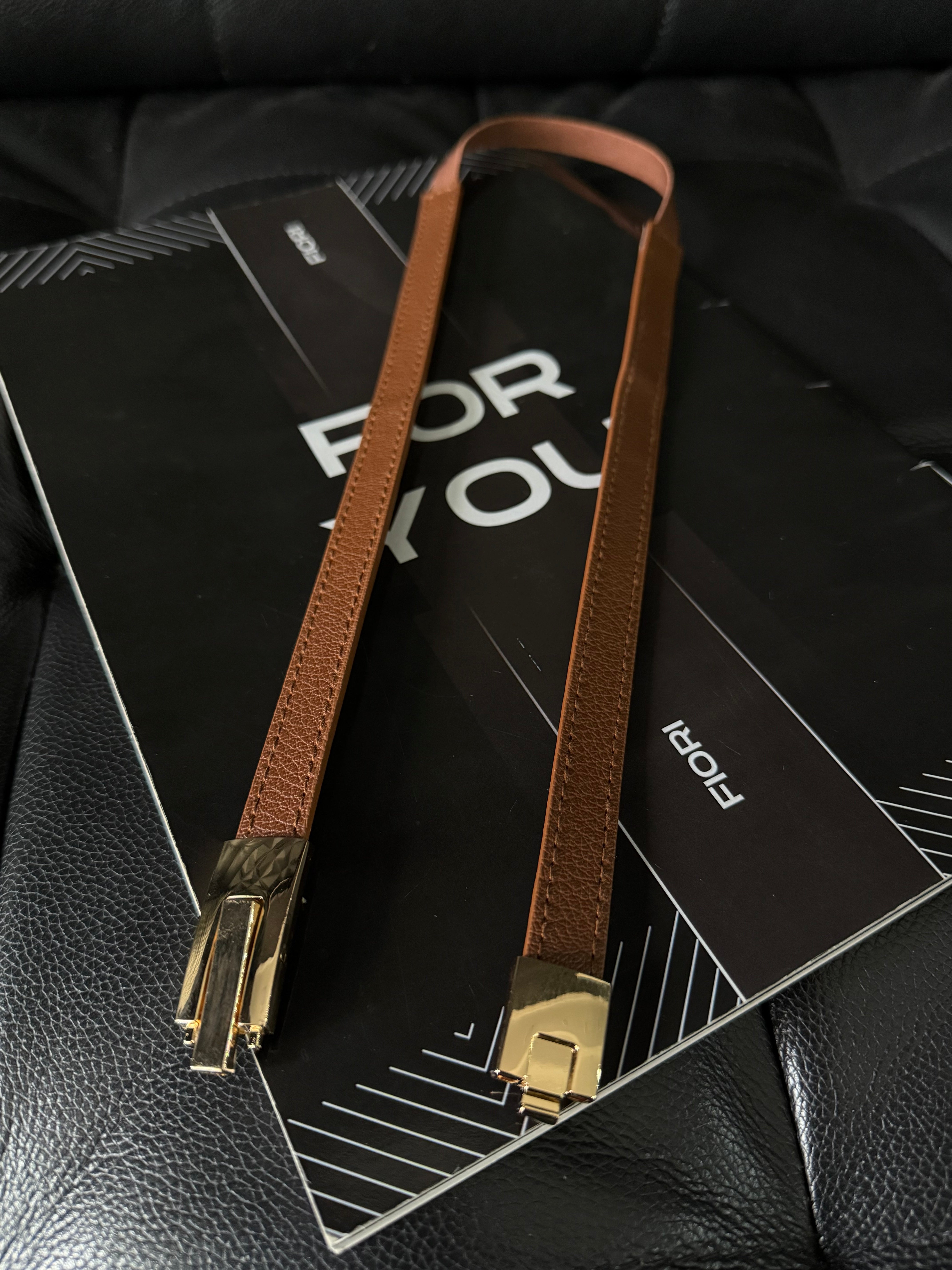 Women's Thin Elastic with Lock Buckle